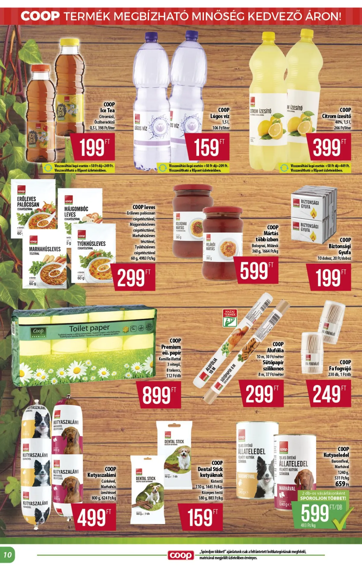 Coop akciós újság Alföld 02.26–03.04 – 10. oldal