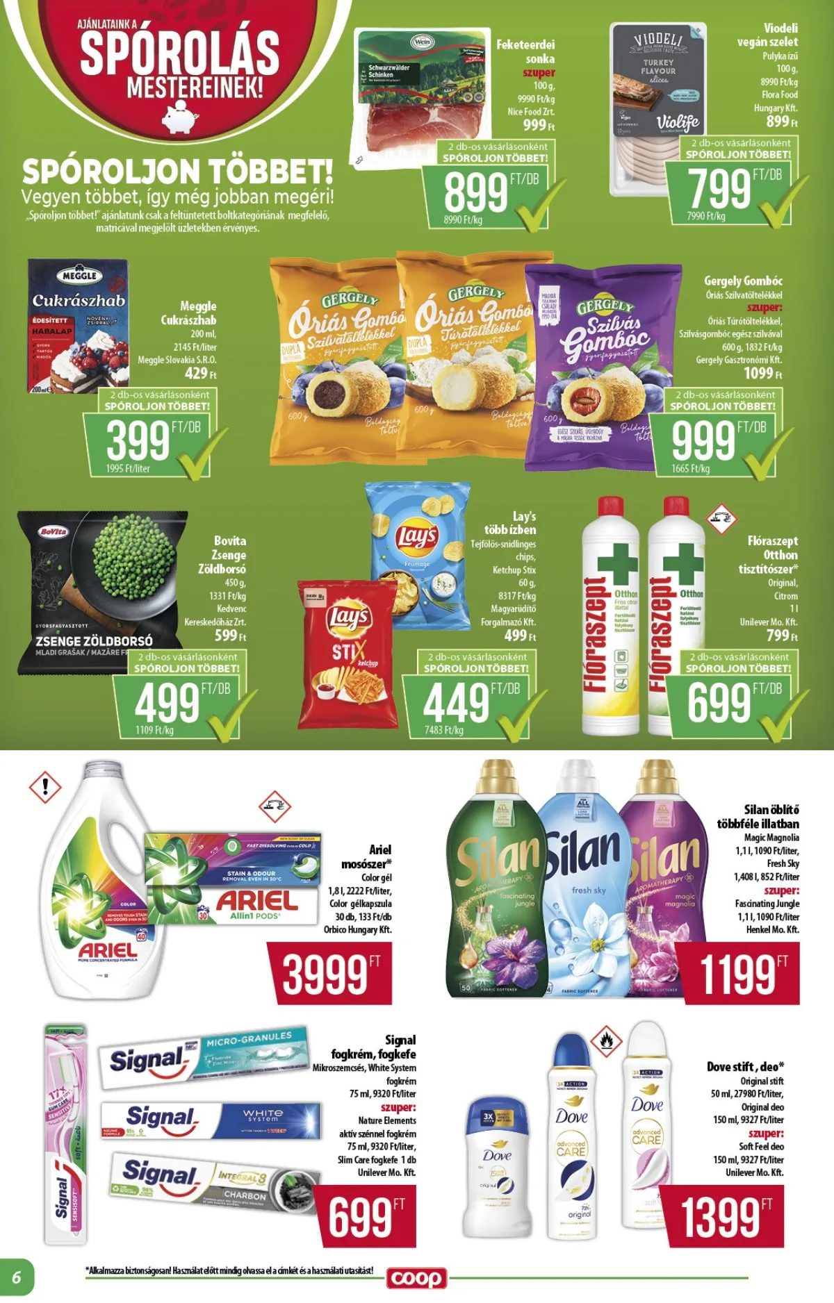 Coop akciós újság Alföld 02.26–03.04 – 6. oldal