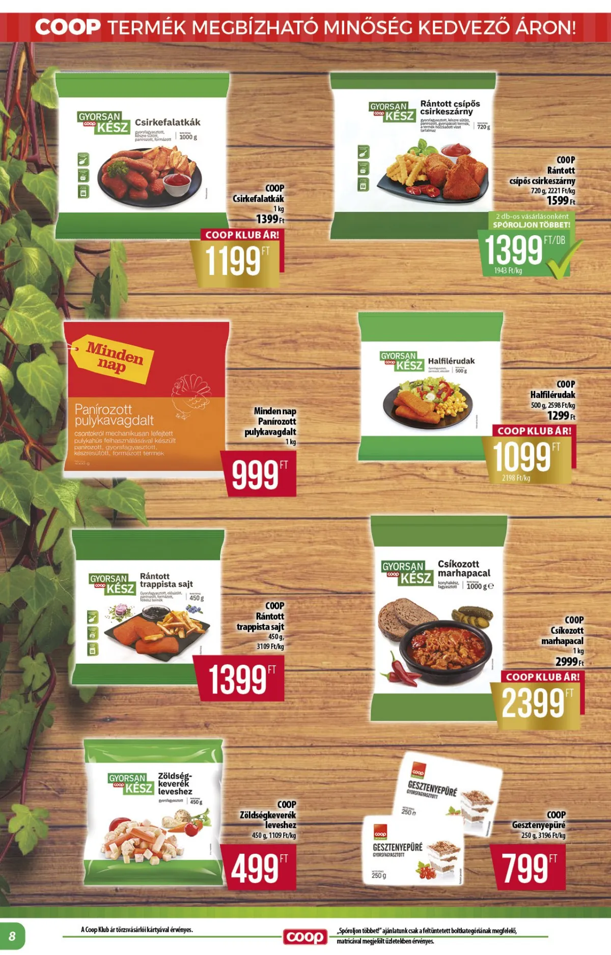 Coop akciós újság Alföld 02.26–03.04 – 8. oldal