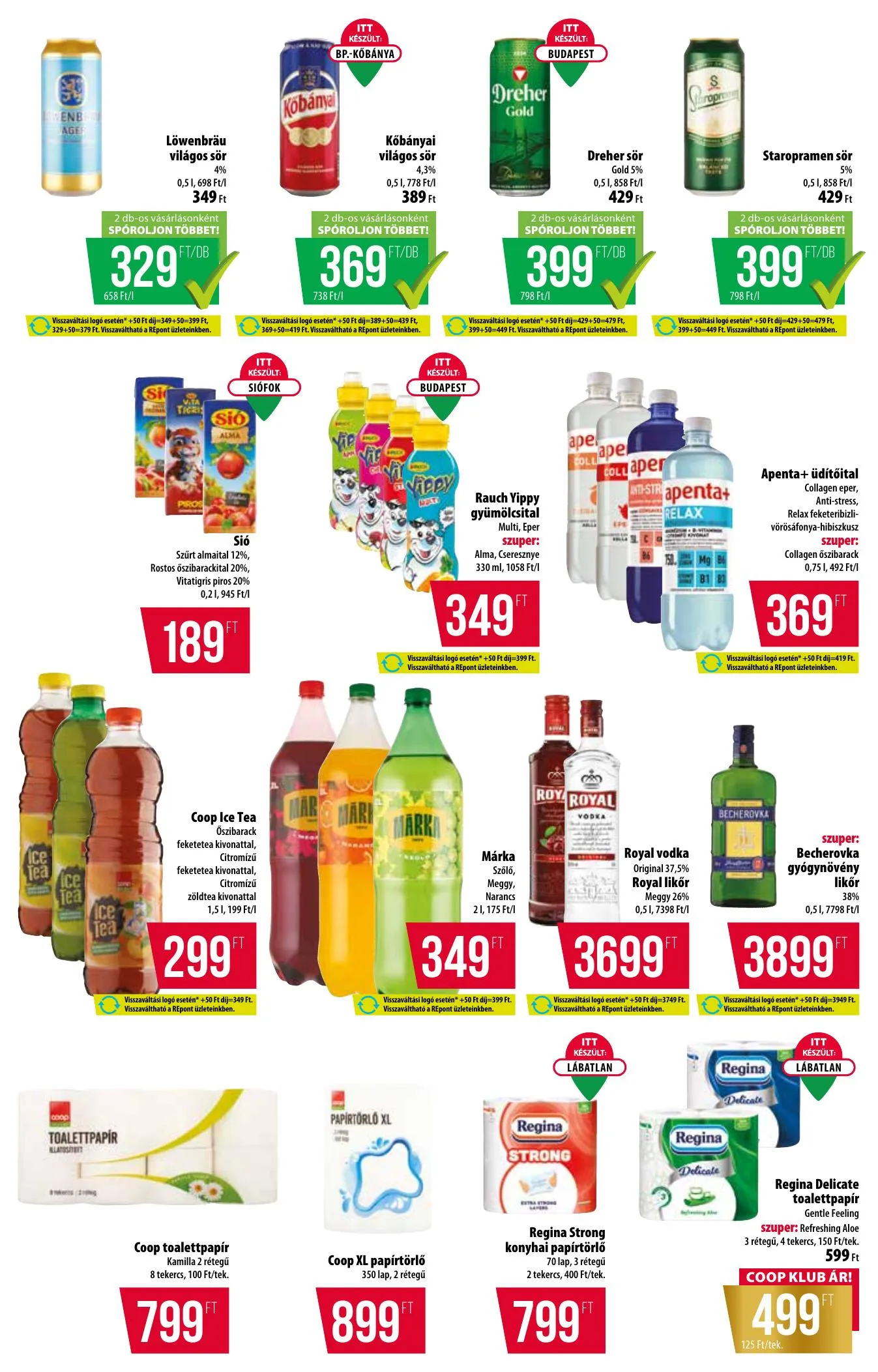 Coop akciós újság Alföld 03.12–03.18 – 10. oldal