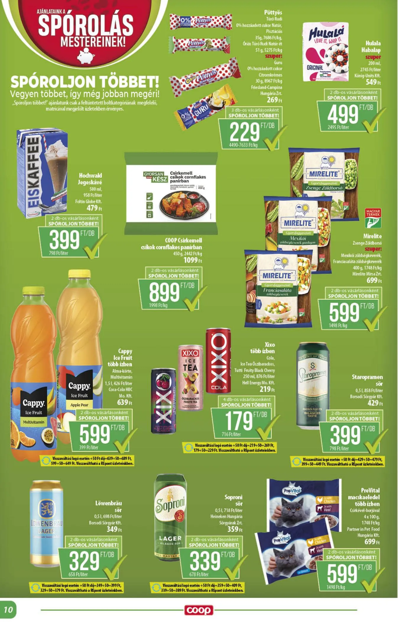 Coop akciós újság Alföld 03.19–03.25 – 10. oldal