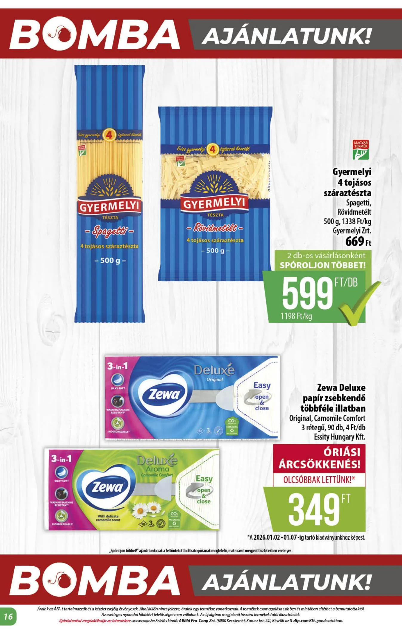 Coop akciós újság Alföld 03.19–03.25 – 16. oldal