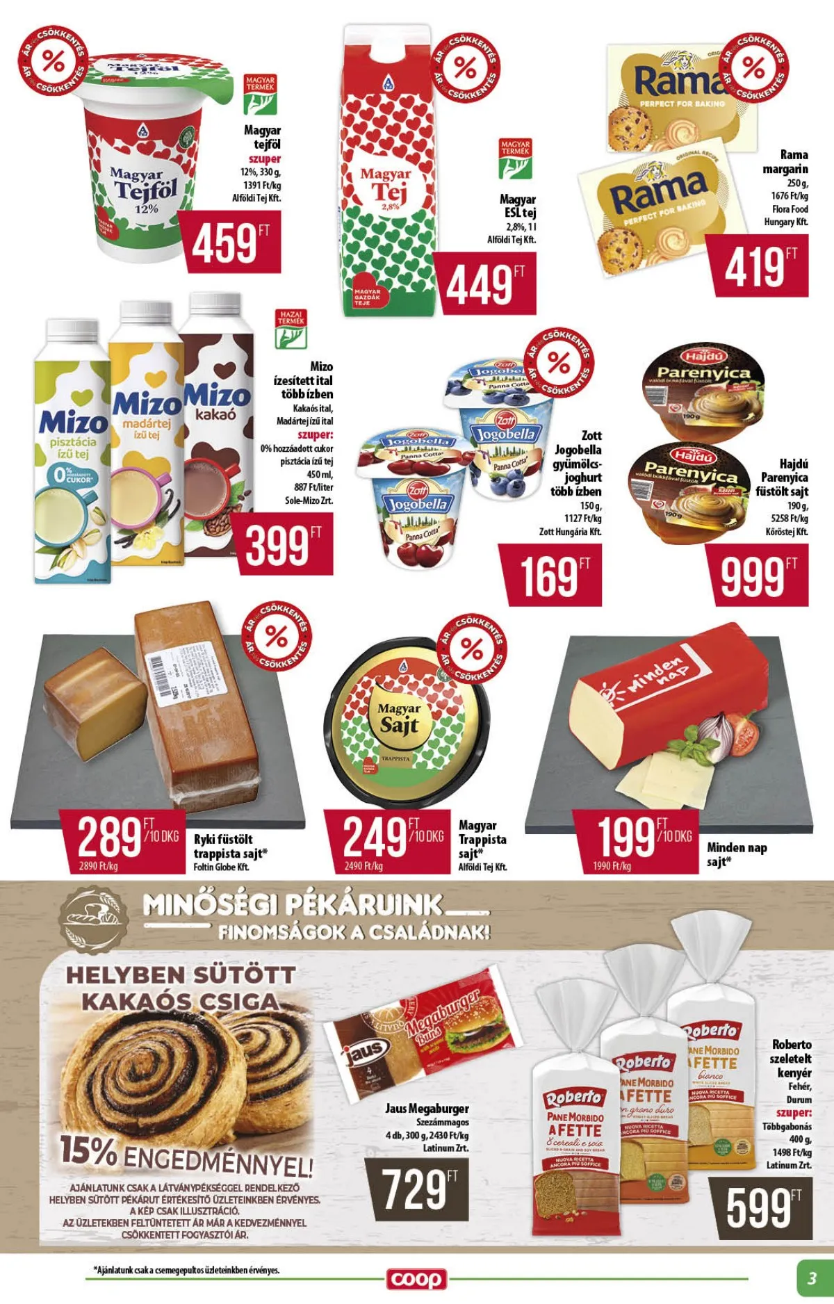 Coop akciós újság Alföld 03.19–03.25 – 3. oldal