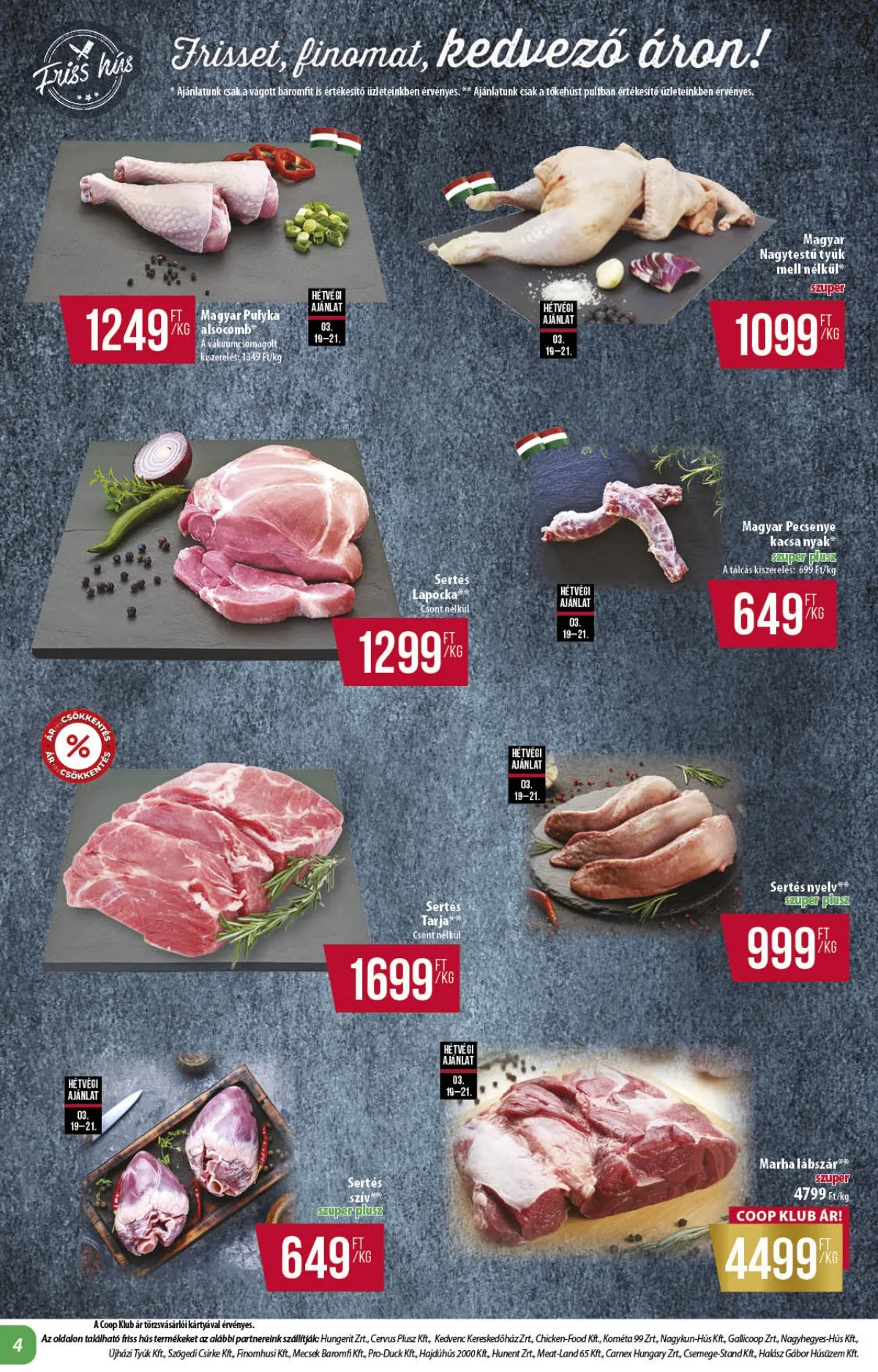 Coop akciós újság Alföld 03.19–03.25 – 4. oldal