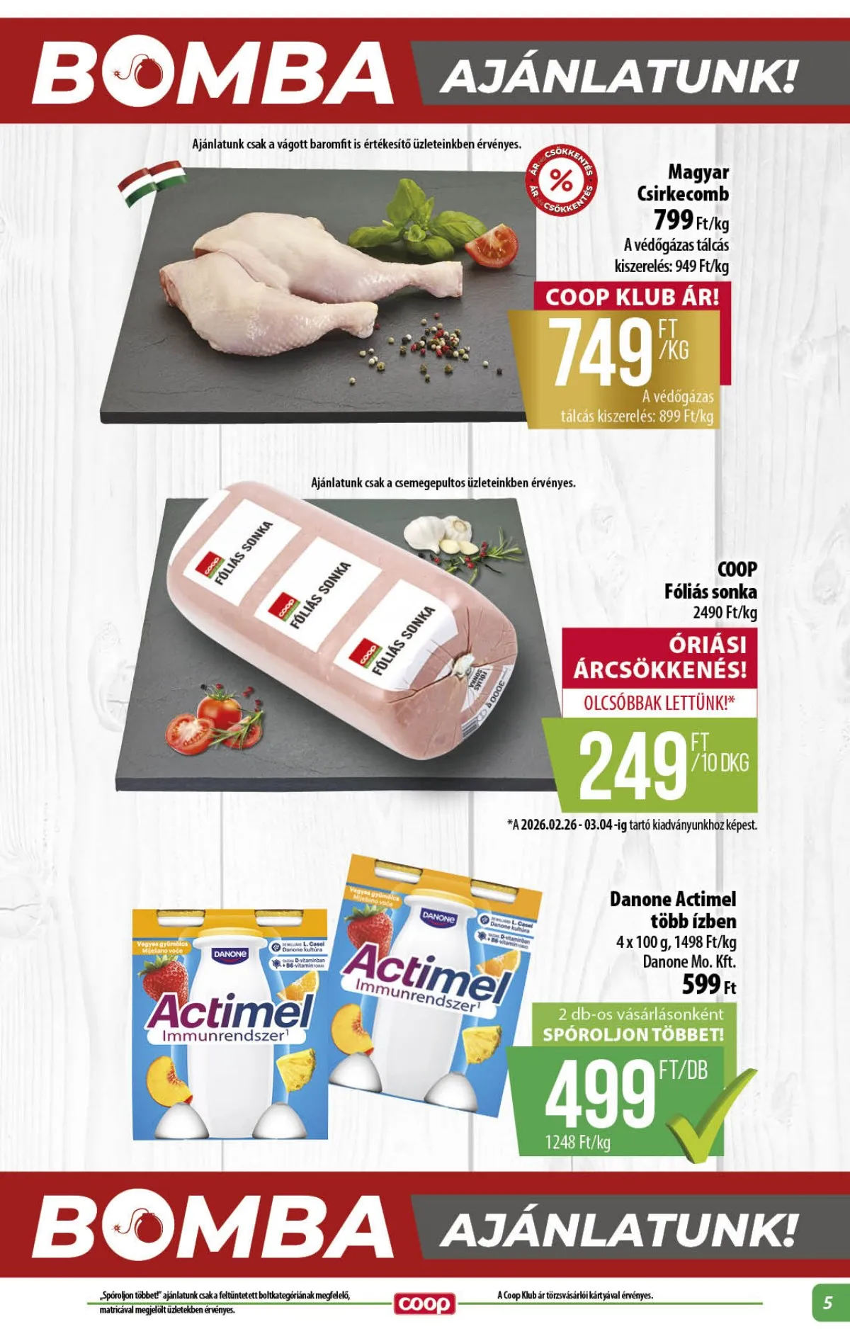 Coop akciós újság Alföld 03.19–03.25 – 5. oldal
