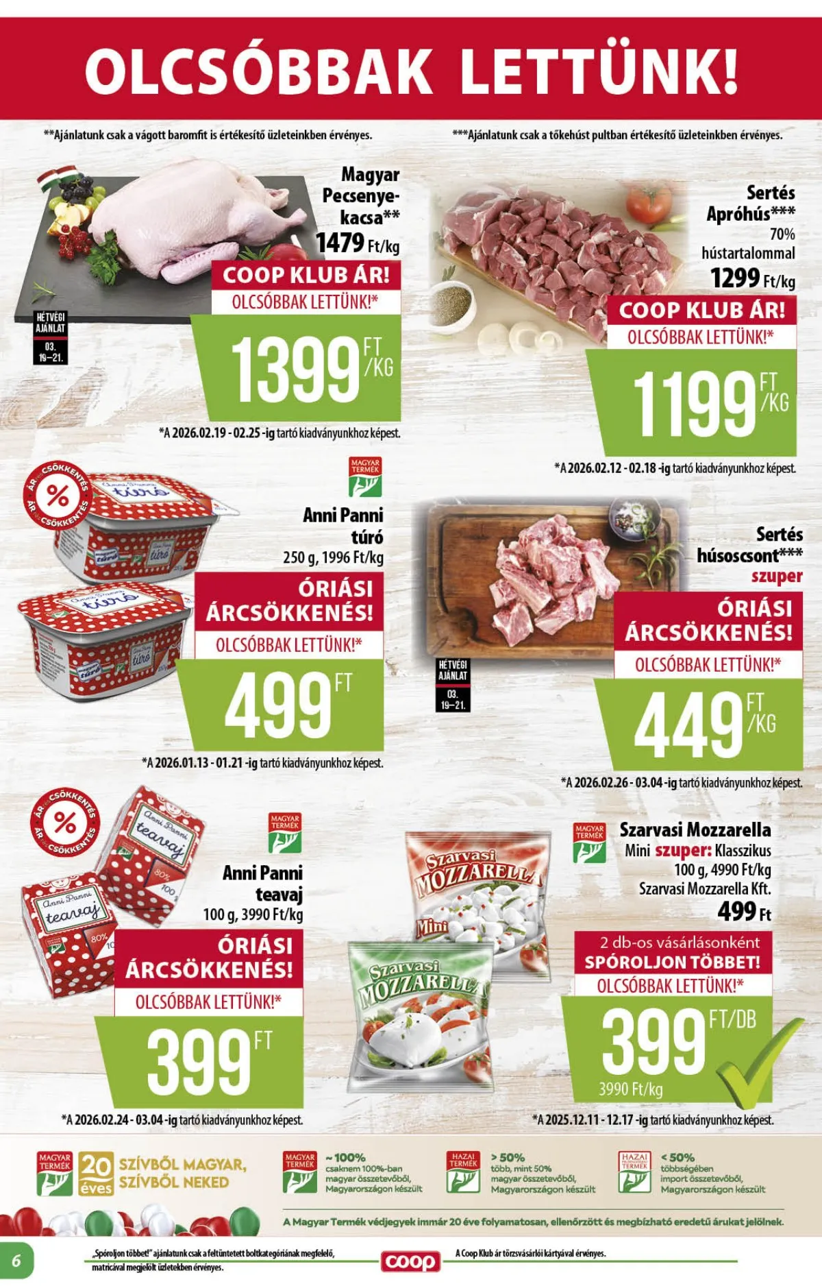 Coop akciós újság Alföld 03.19–03.25 – 6. oldal
