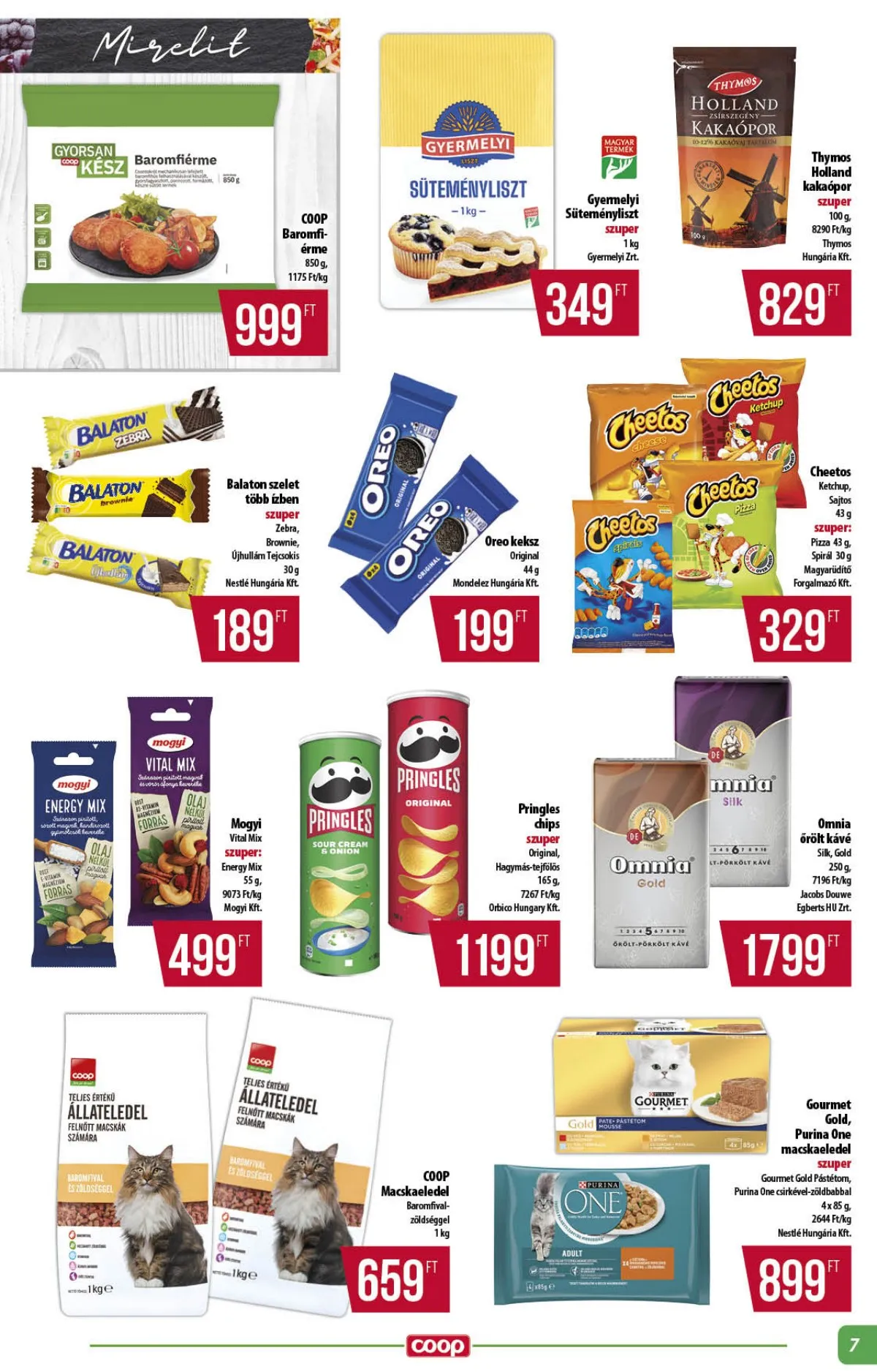 Coop akciós újság Alföld 03.19–03.25 – 7. oldal