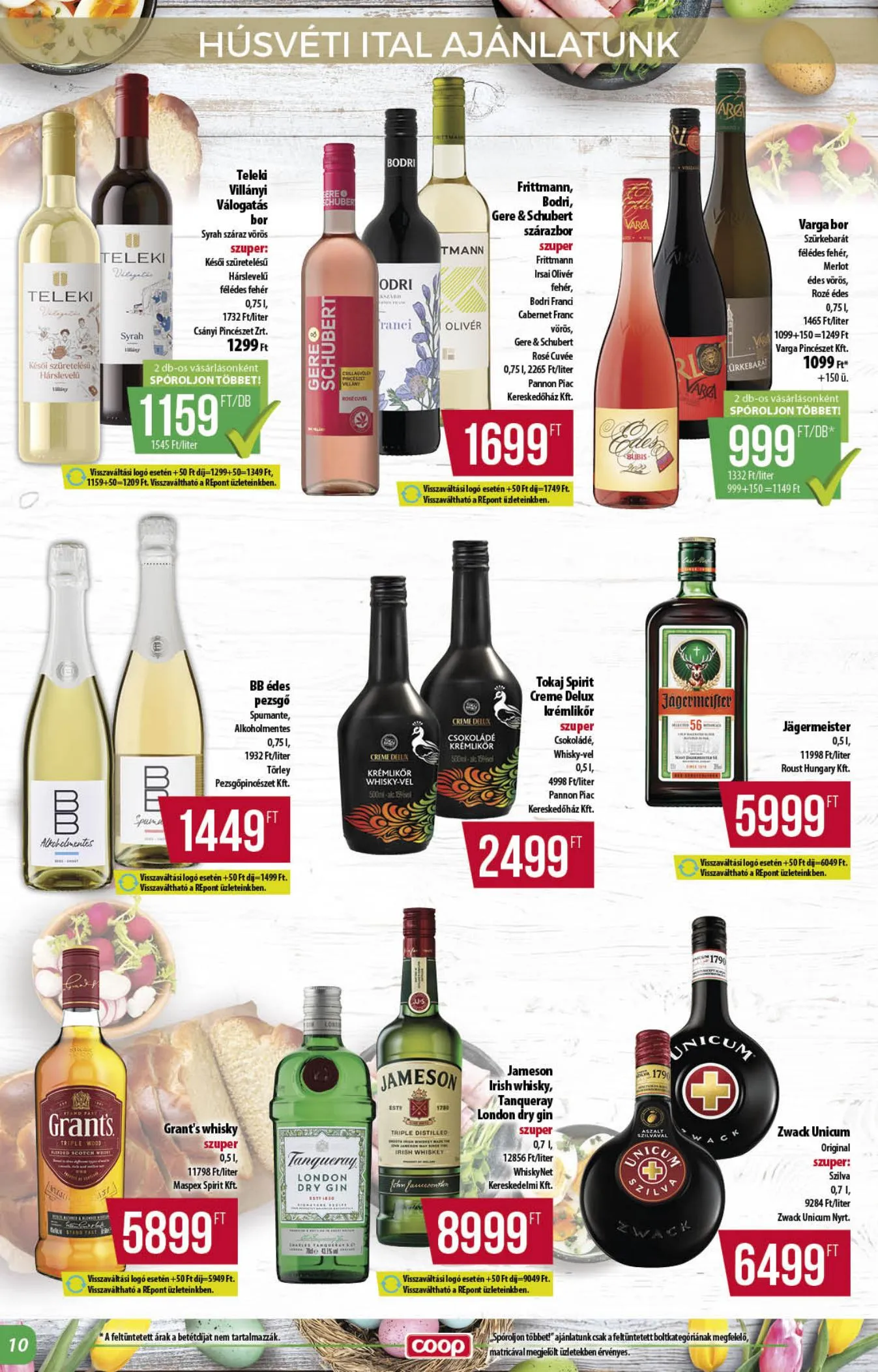 Coop akciós újság Alföld 03.26–04.04 – 10. oldal
