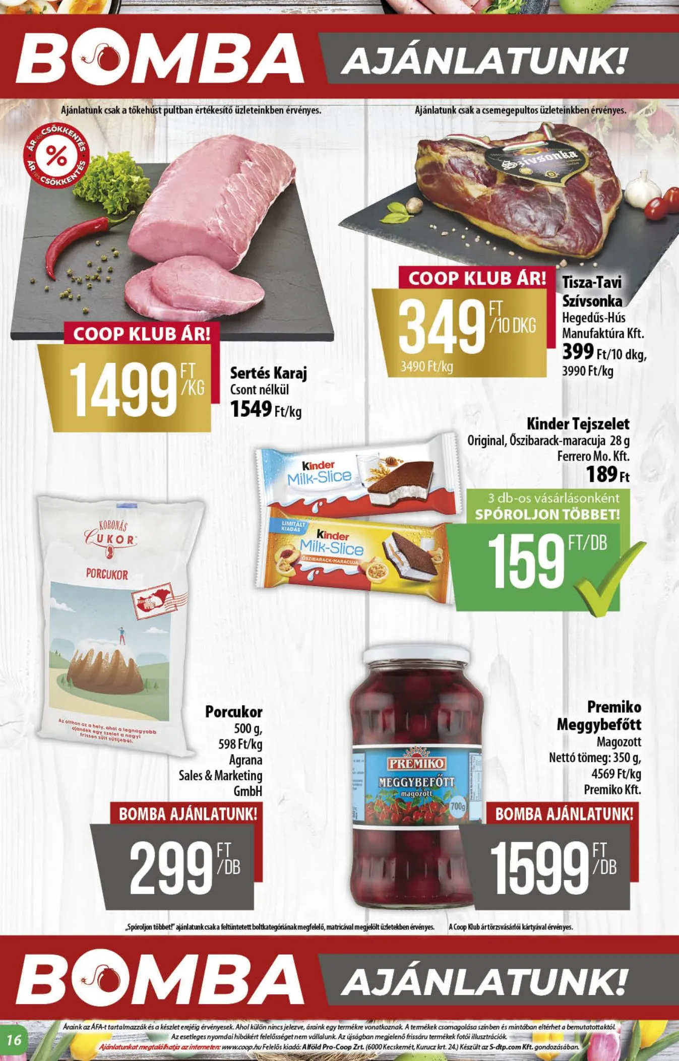 Coop akciós újság Alföld 03.26–04.04 – 16. oldal
