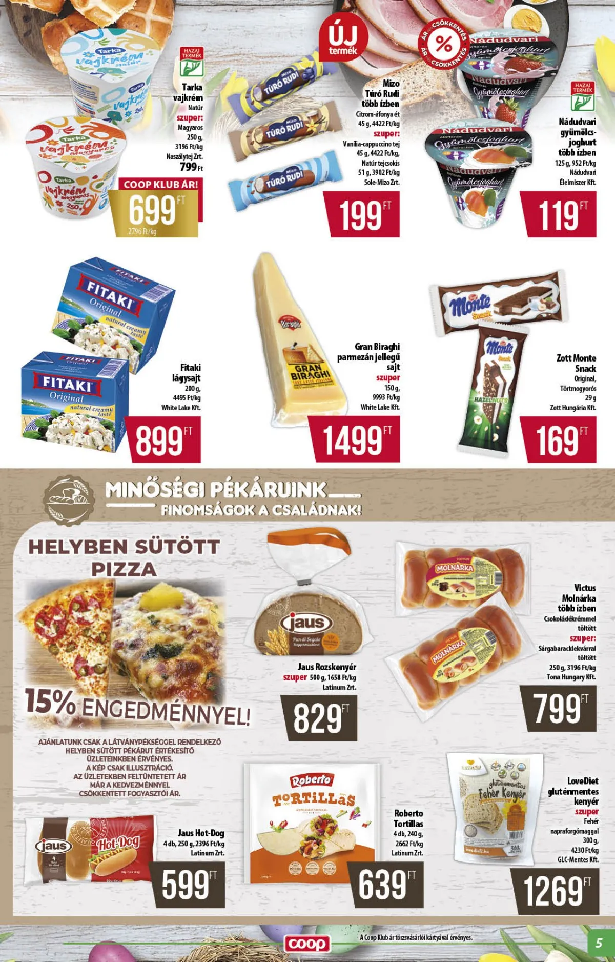 Coop akciós újság Alföld 03.26–04.04 – 5. oldal