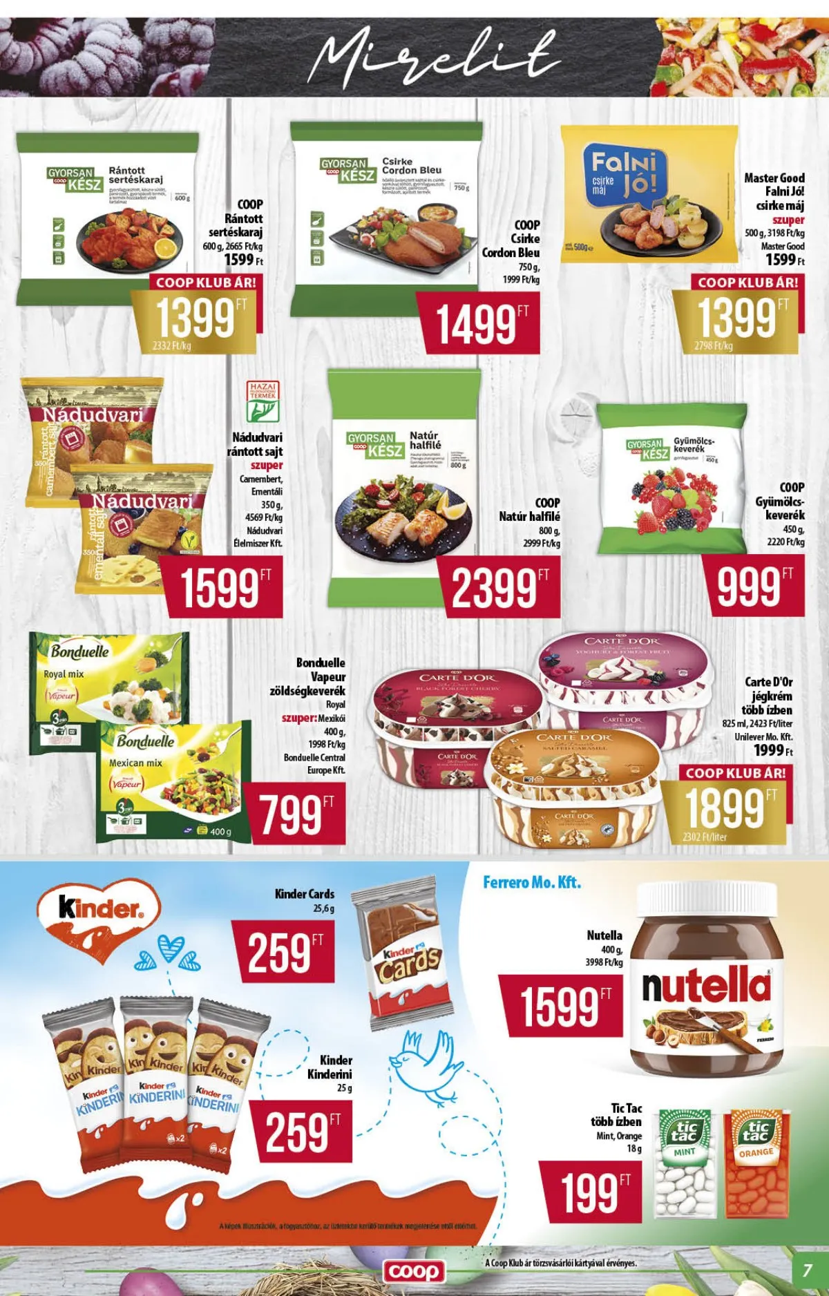 Coop akciós újság Alföld 03.26–04.04 – 7. oldal
