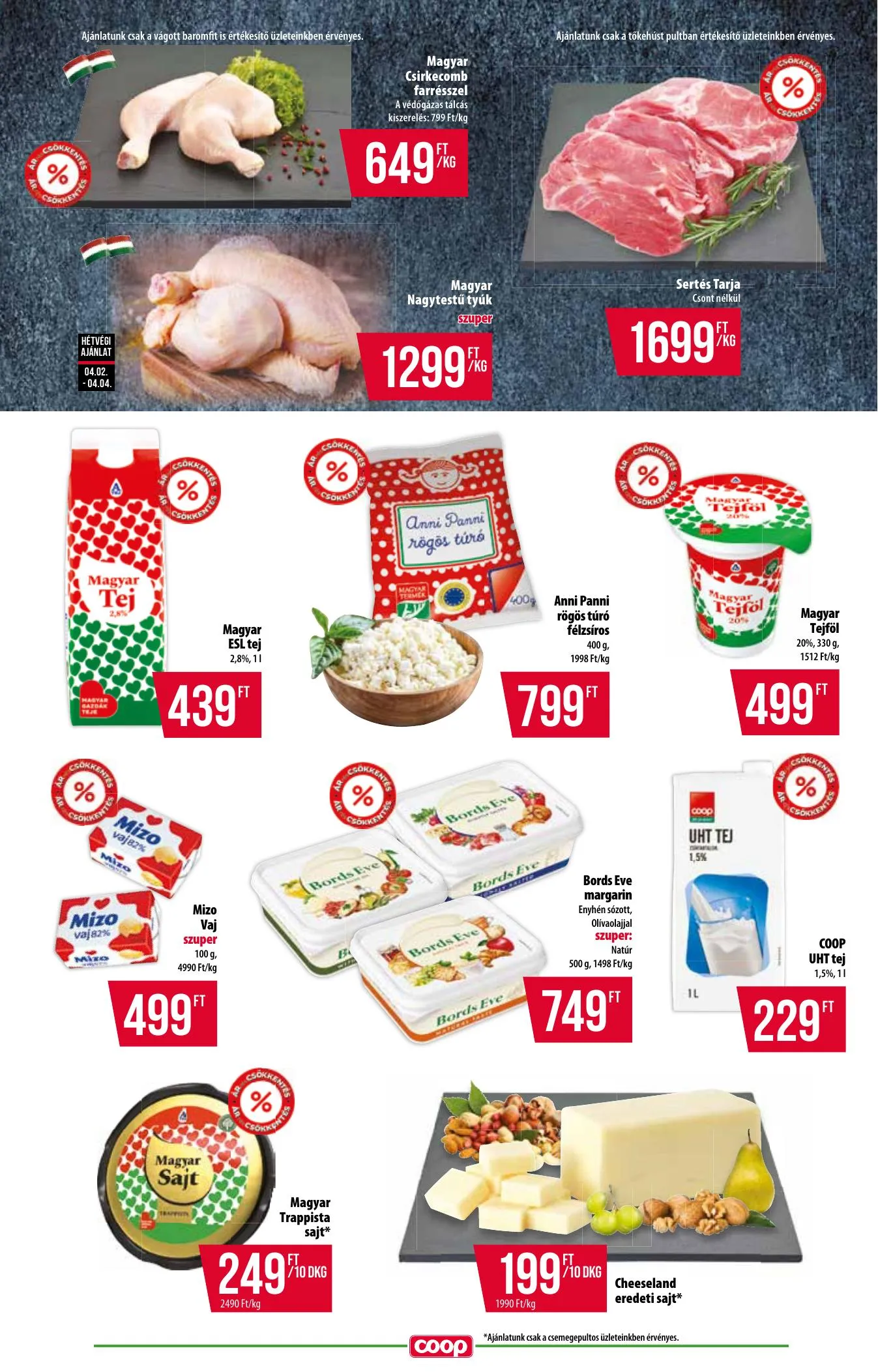 Coop akciós újság Alföld 04.02–04.08 – 3. oldal