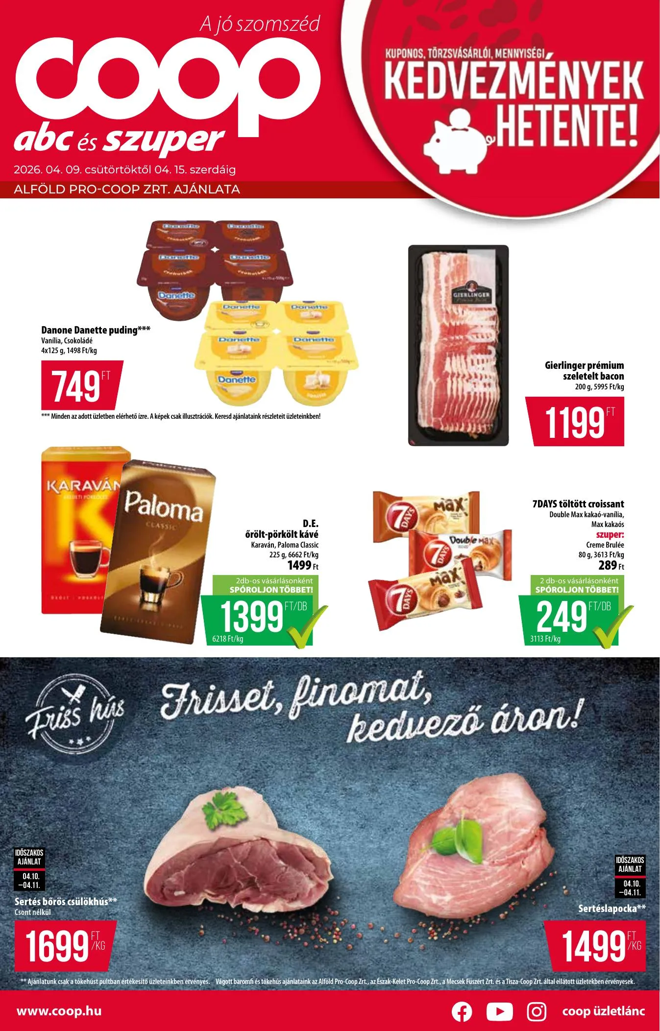 Coop akciós újság Alföld 04.09–04.15