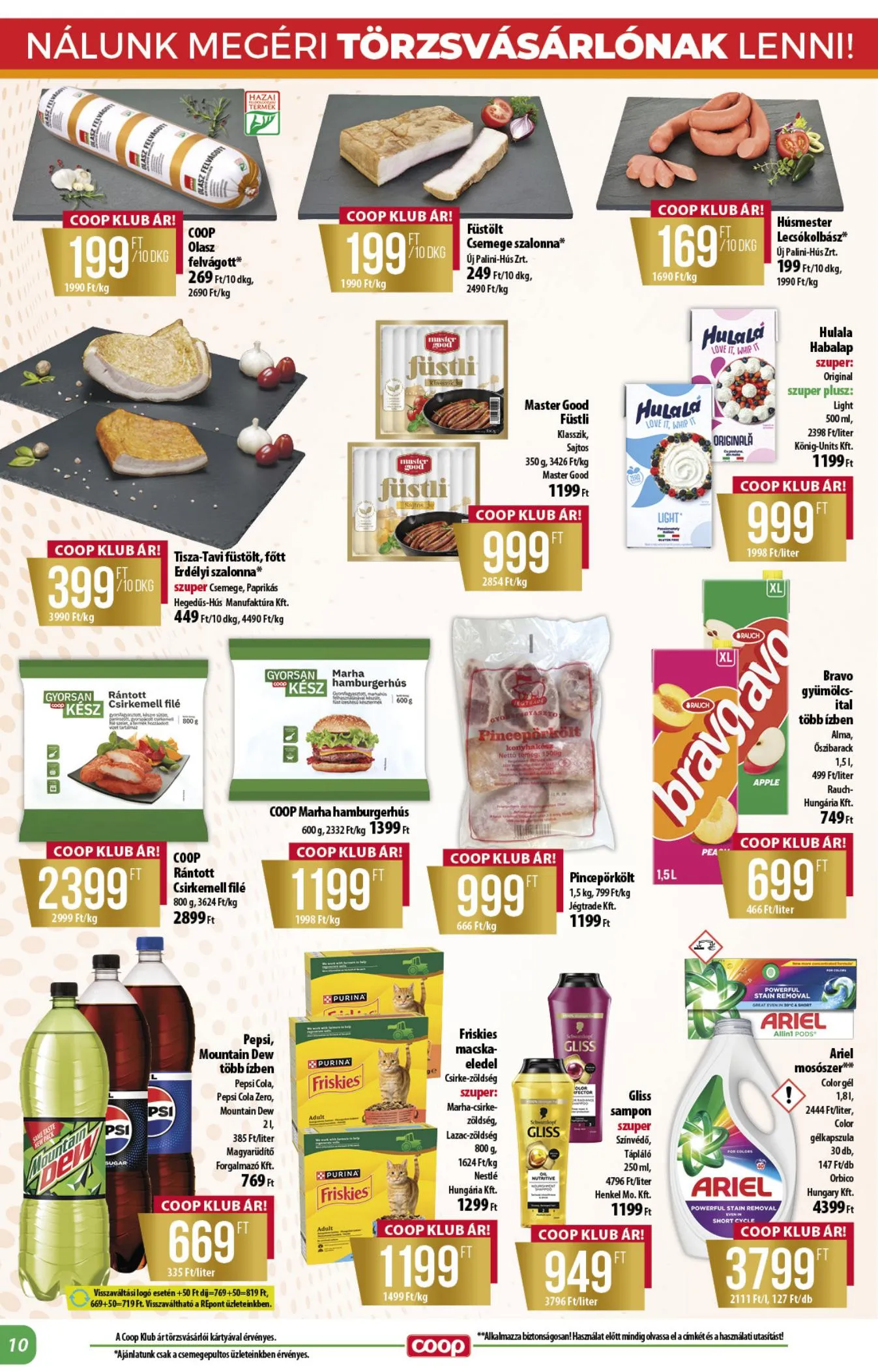 Coop akciós újság Alföld 04.16–04.22 – 10. oldal