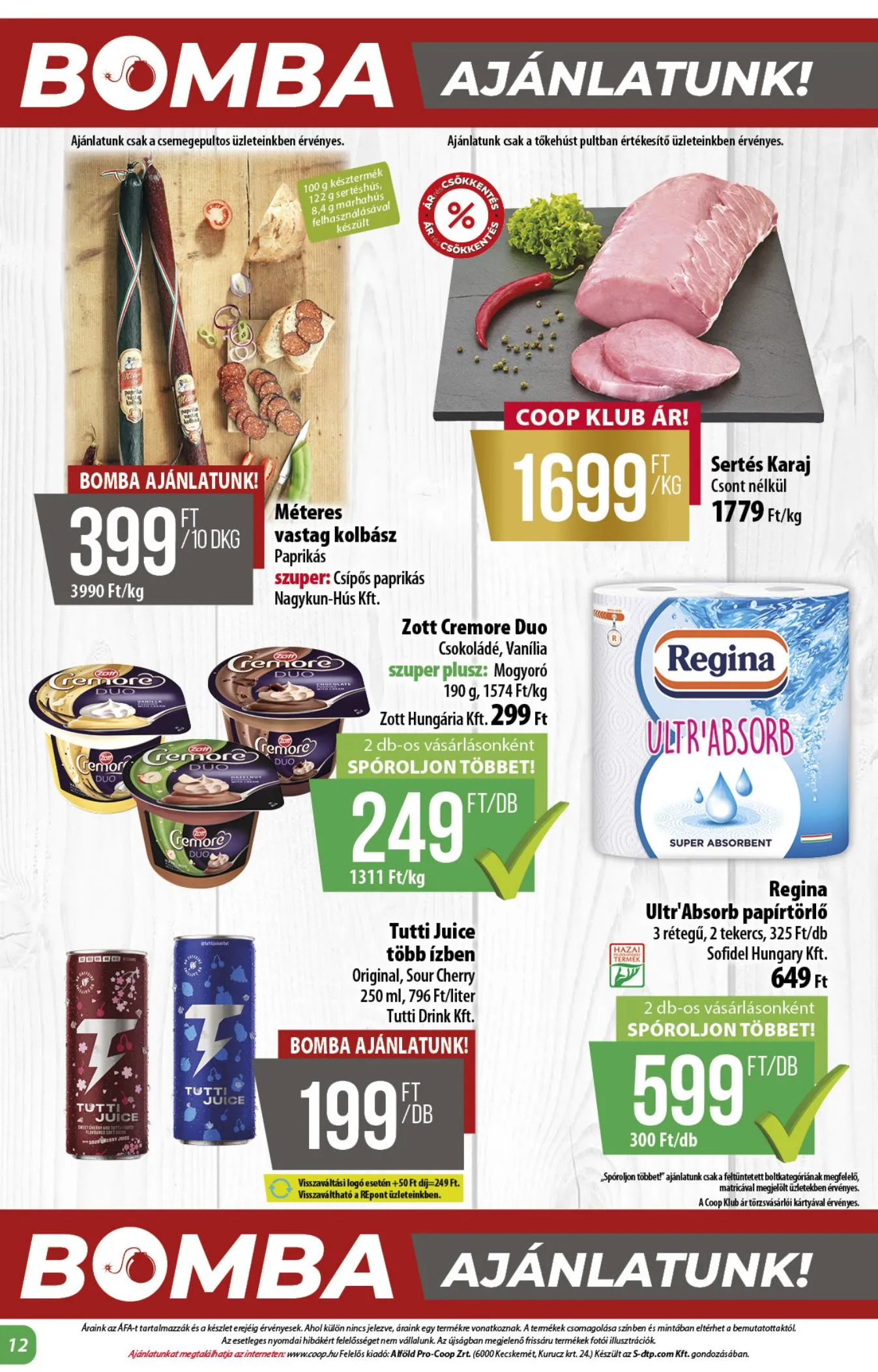 Coop akciós újság Alföld 04.16–04.22 – 12. oldal