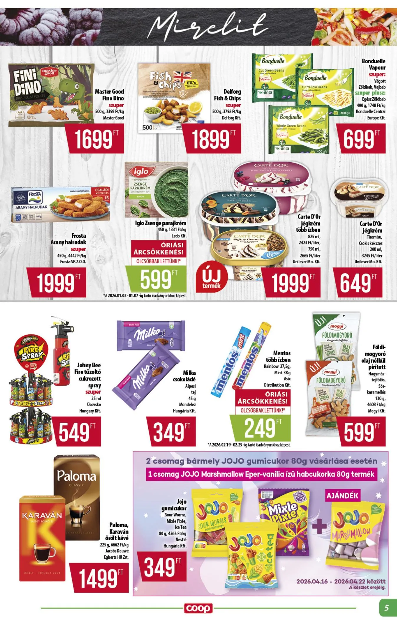 Coop akciós újság Alföld 04.16–04.22 – 5. oldal