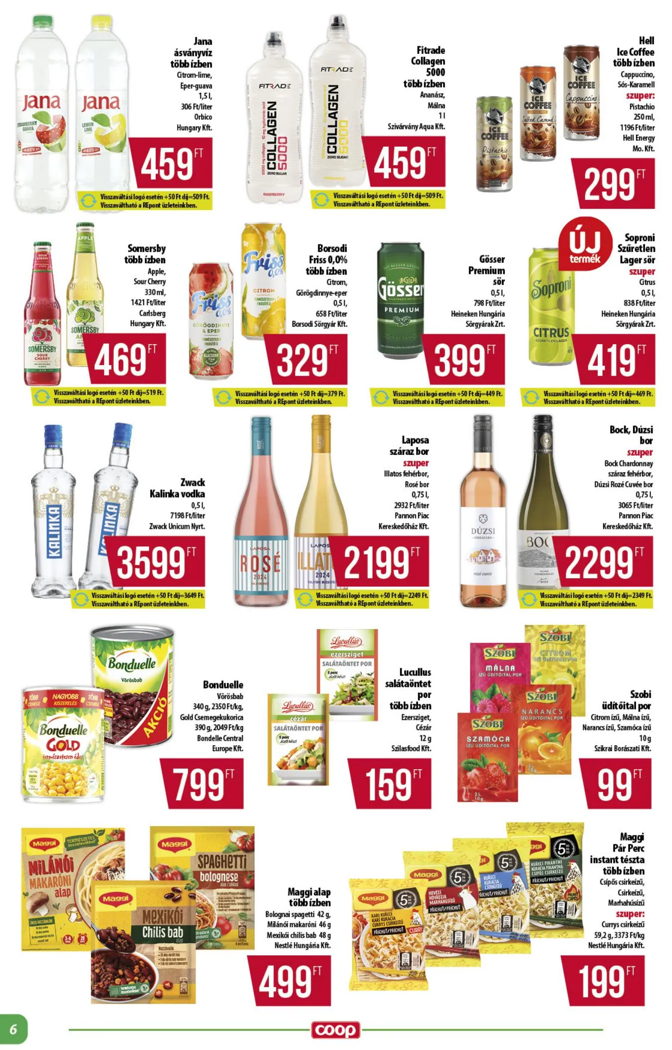 Coop akciós újság Alföld 04.16–04.22 – 6. oldal