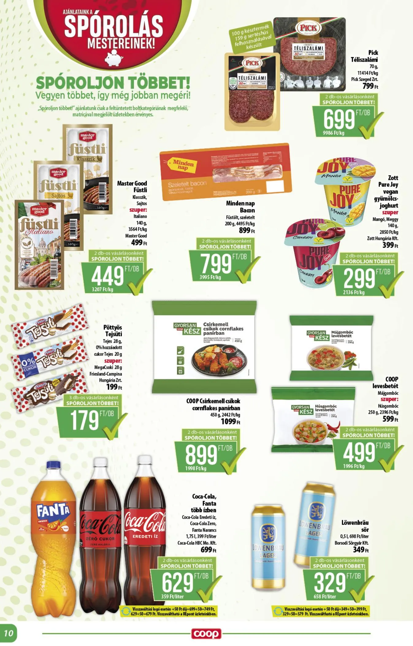Coop akciós újság Alföld 04.23–04.29 – 10. oldal