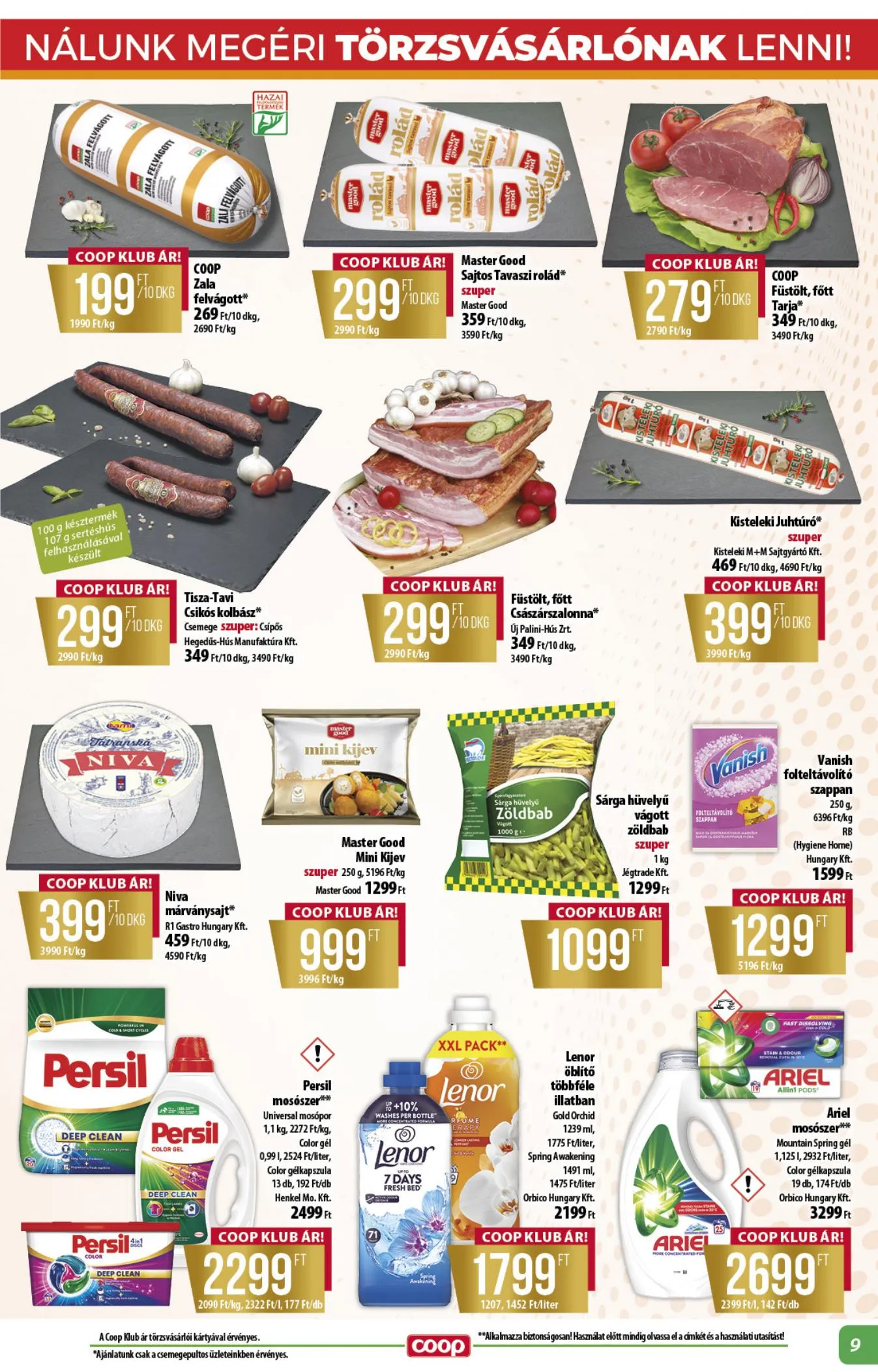 Coop akciós újság Alföld 04.23–04.29 – 9. oldal