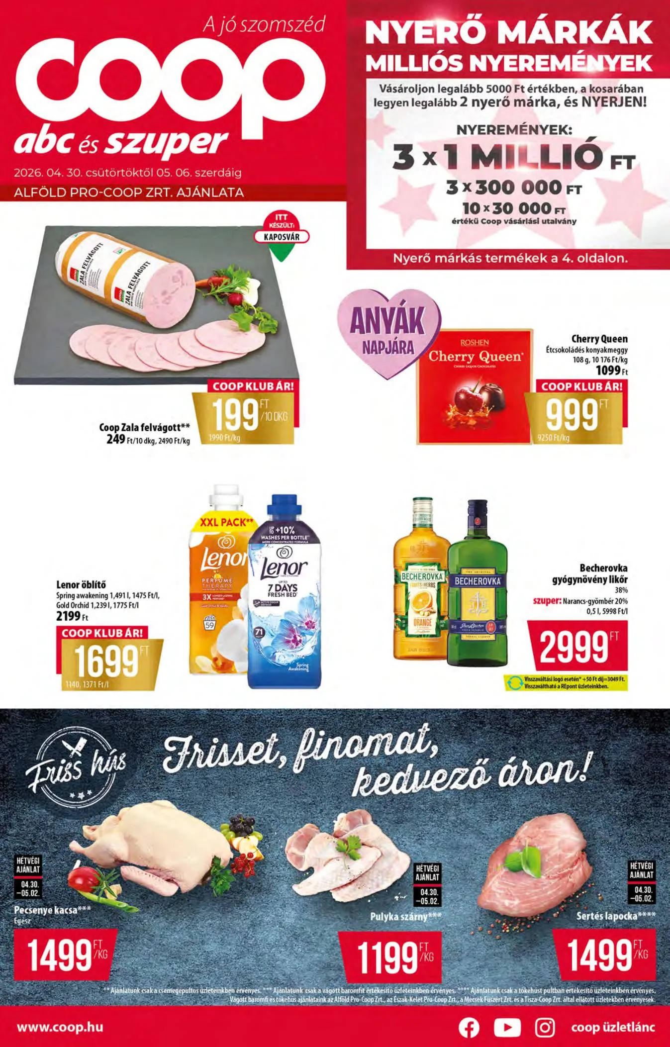 Coop akciós újság Alföld 04.30–05.06