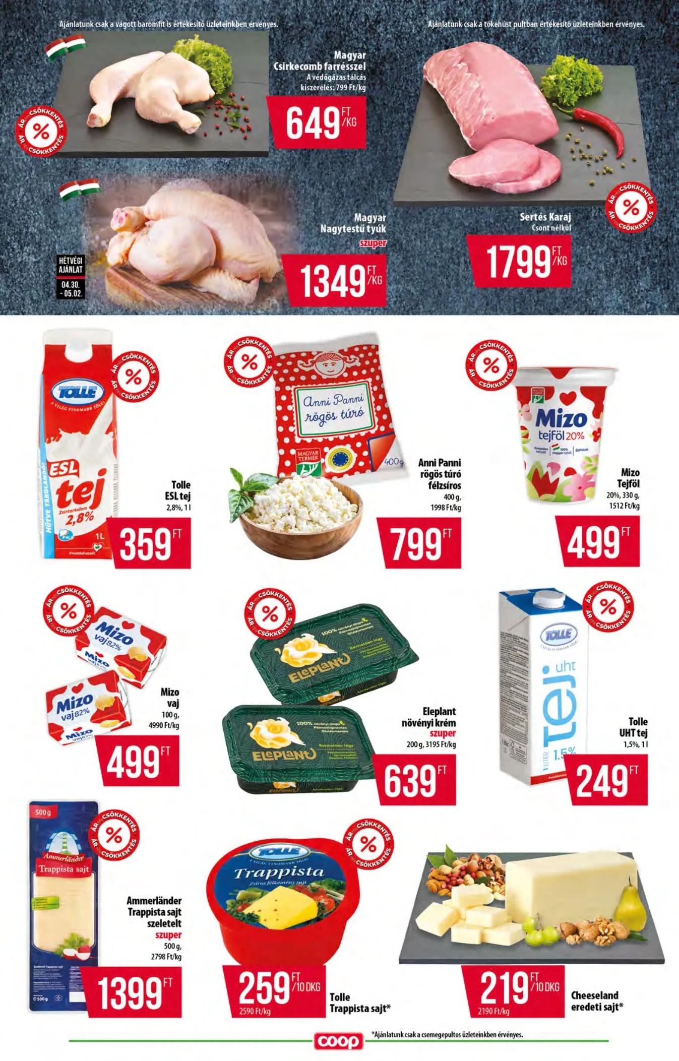 Coop akciós újság Alföld 04.30–05.06 – 3. oldal