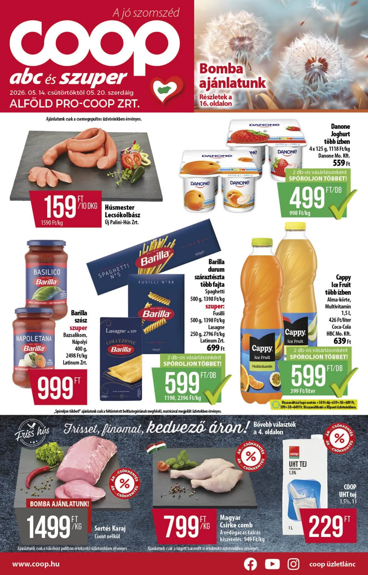 Coop akciós újság Alföld 05.14–05.20