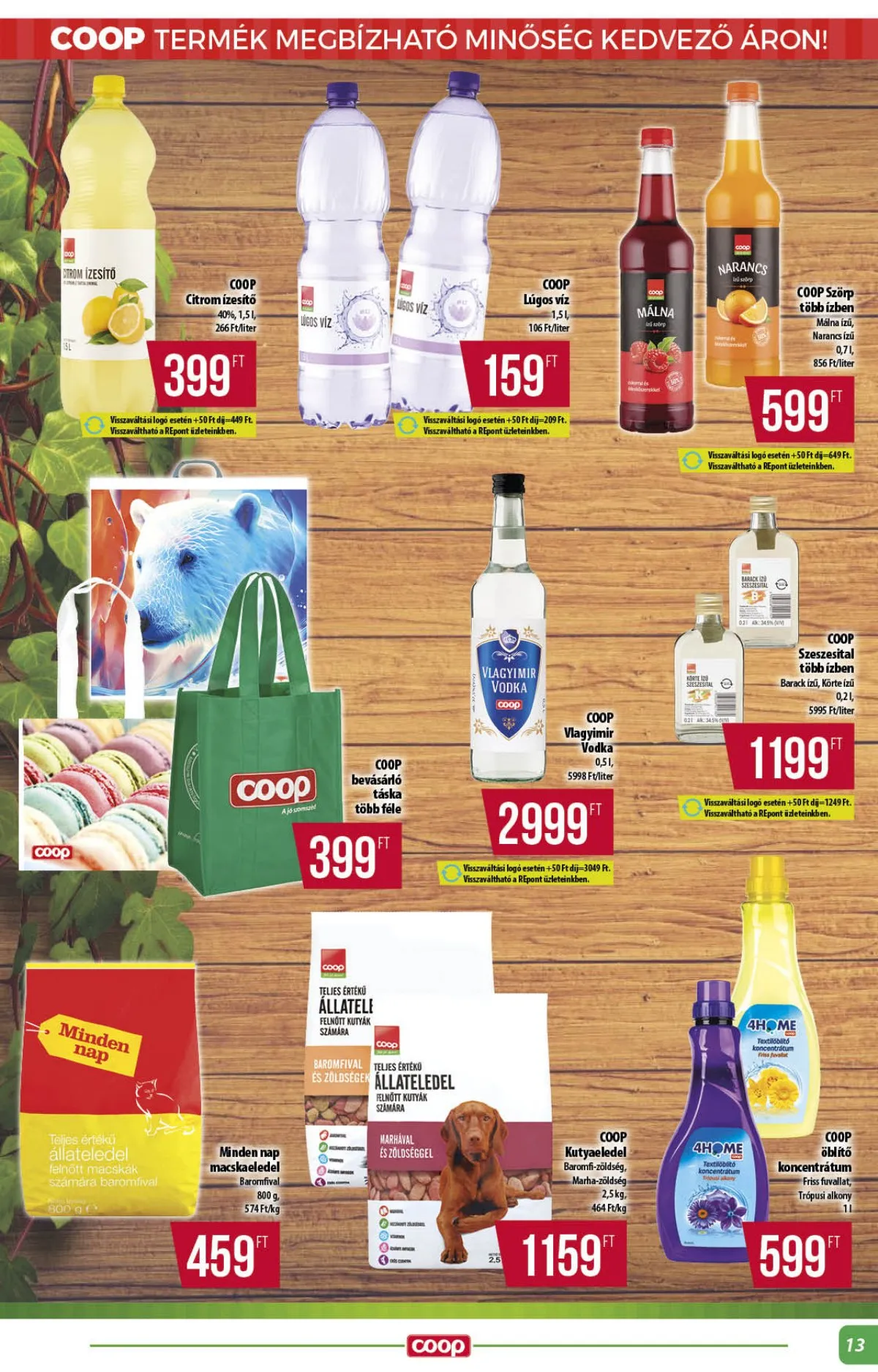 Coop akciós újság Alföld 05.14–05.20 – 13. oldal