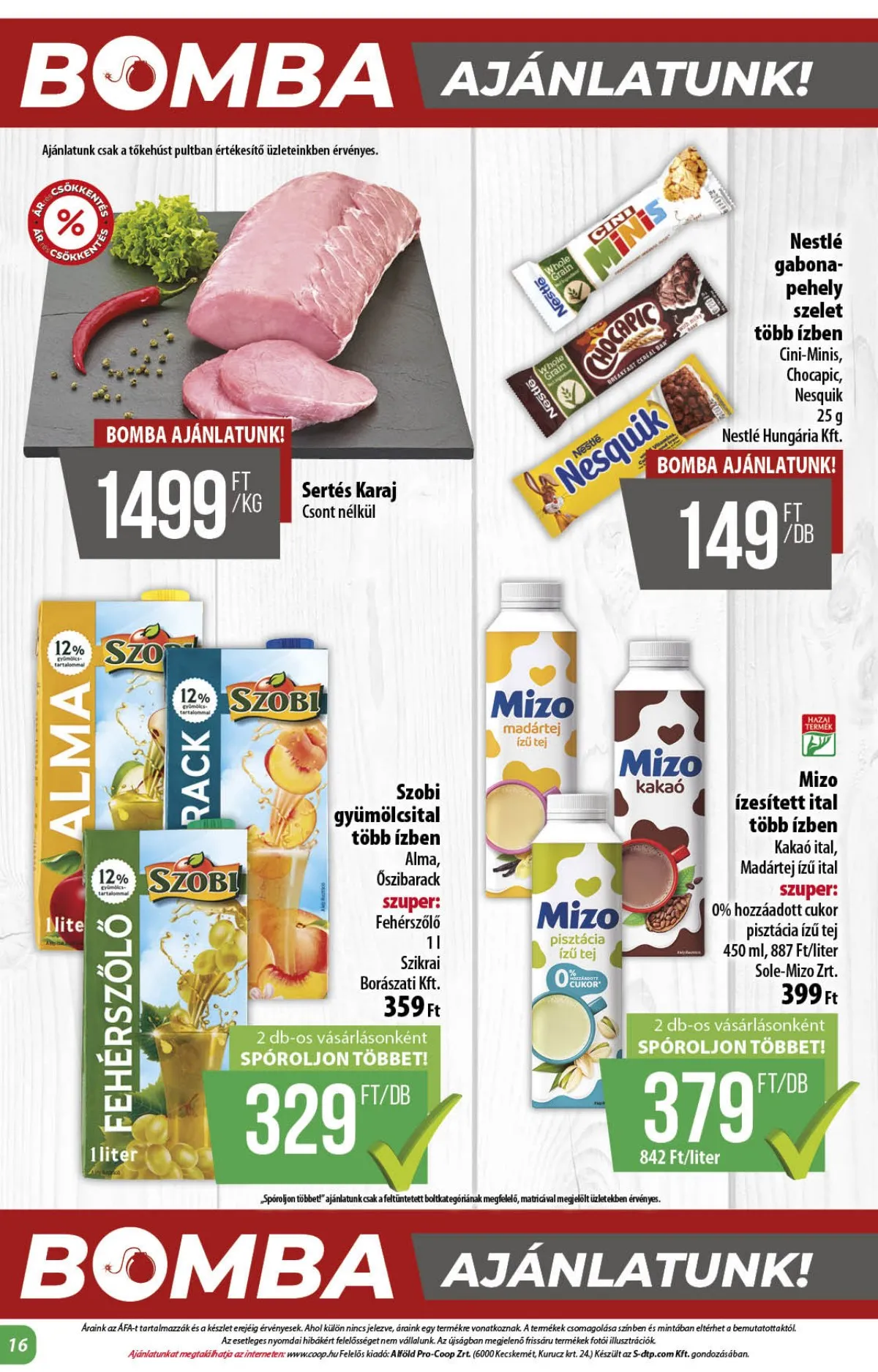 Coop akciós újság Alföld 05.14–05.20 – 16. oldal