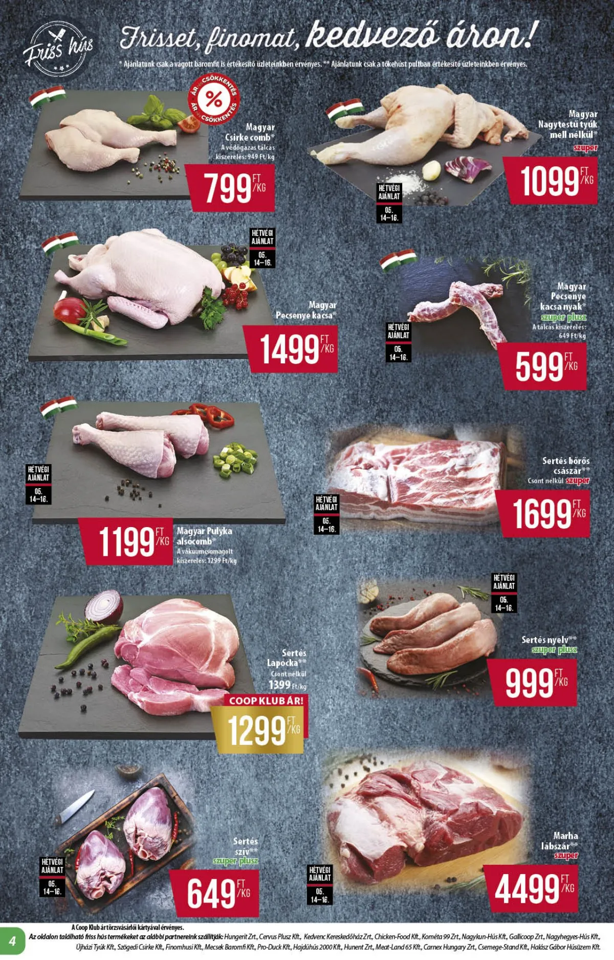 Coop akciós újság Alföld 05.14–05.20 – 4. oldal