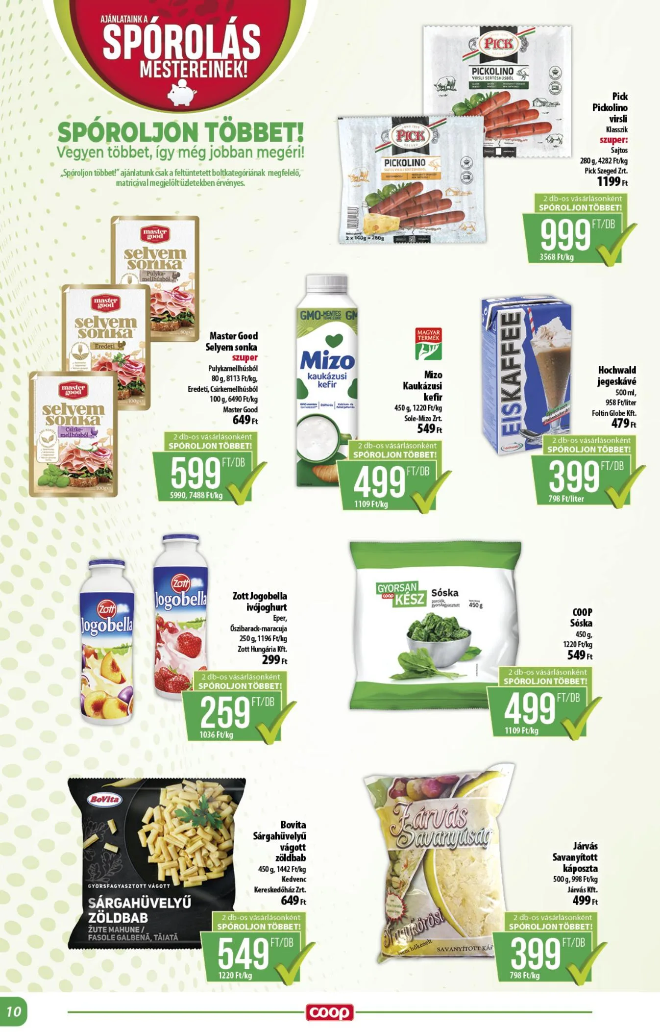 Coop akciós újság Alföld 05.21–05.27 – 10. oldal
