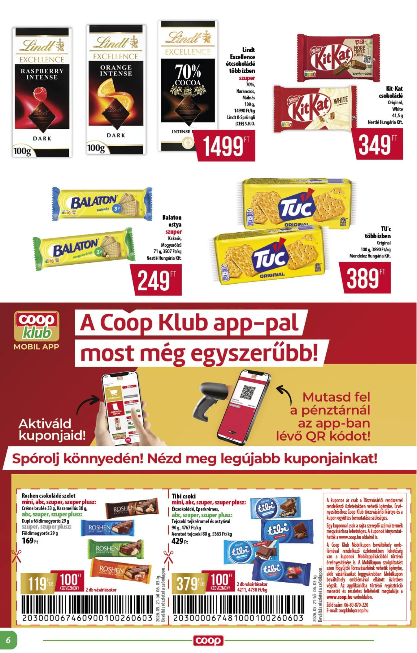 Coop akciós újság Alföld 05.21–05.27 – 6. oldal
