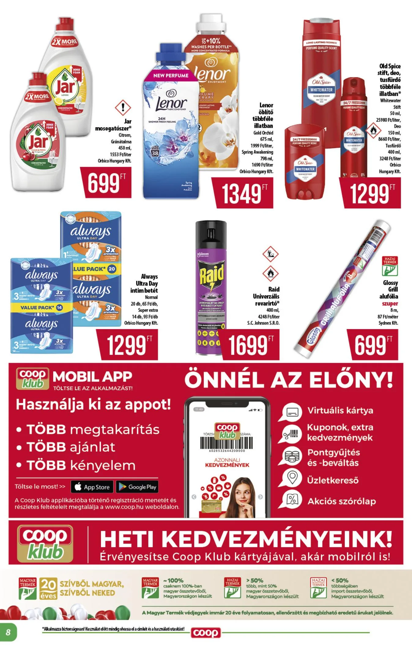 Coop akciós újság Alföld 05.21–05.27 – 8. oldal