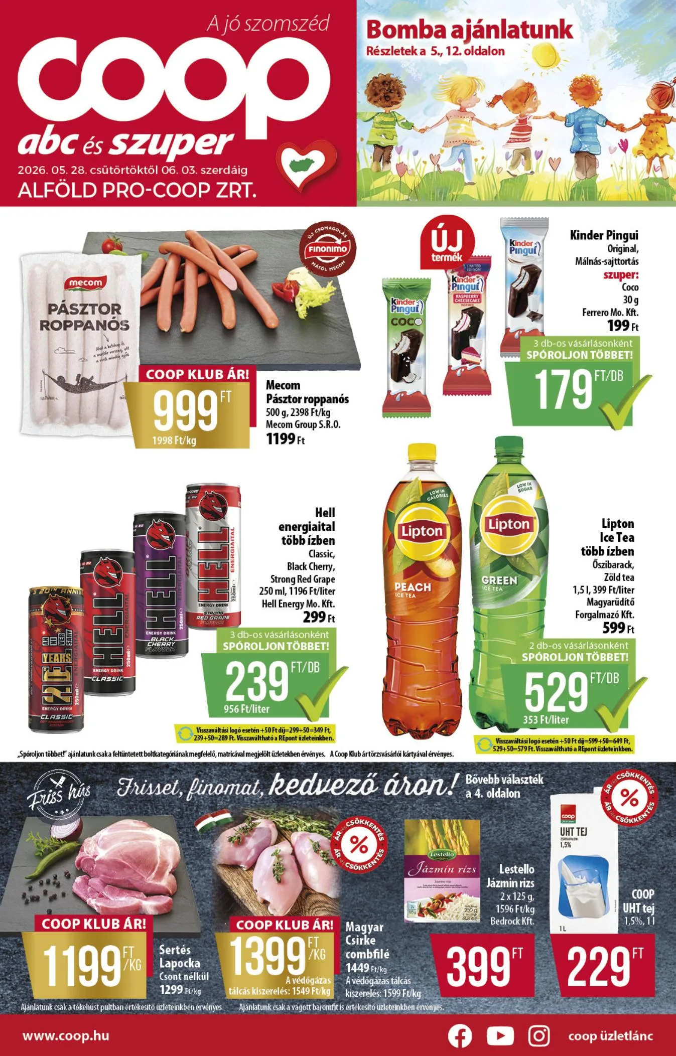 Coop akciós újság Alföld 05.28–06.03