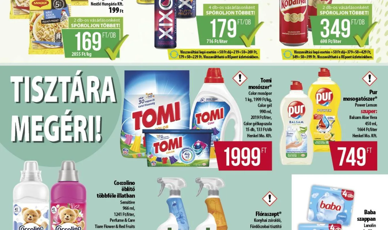 Coop akciós újság Alföld 05.28–06.03 – 11. oldal
