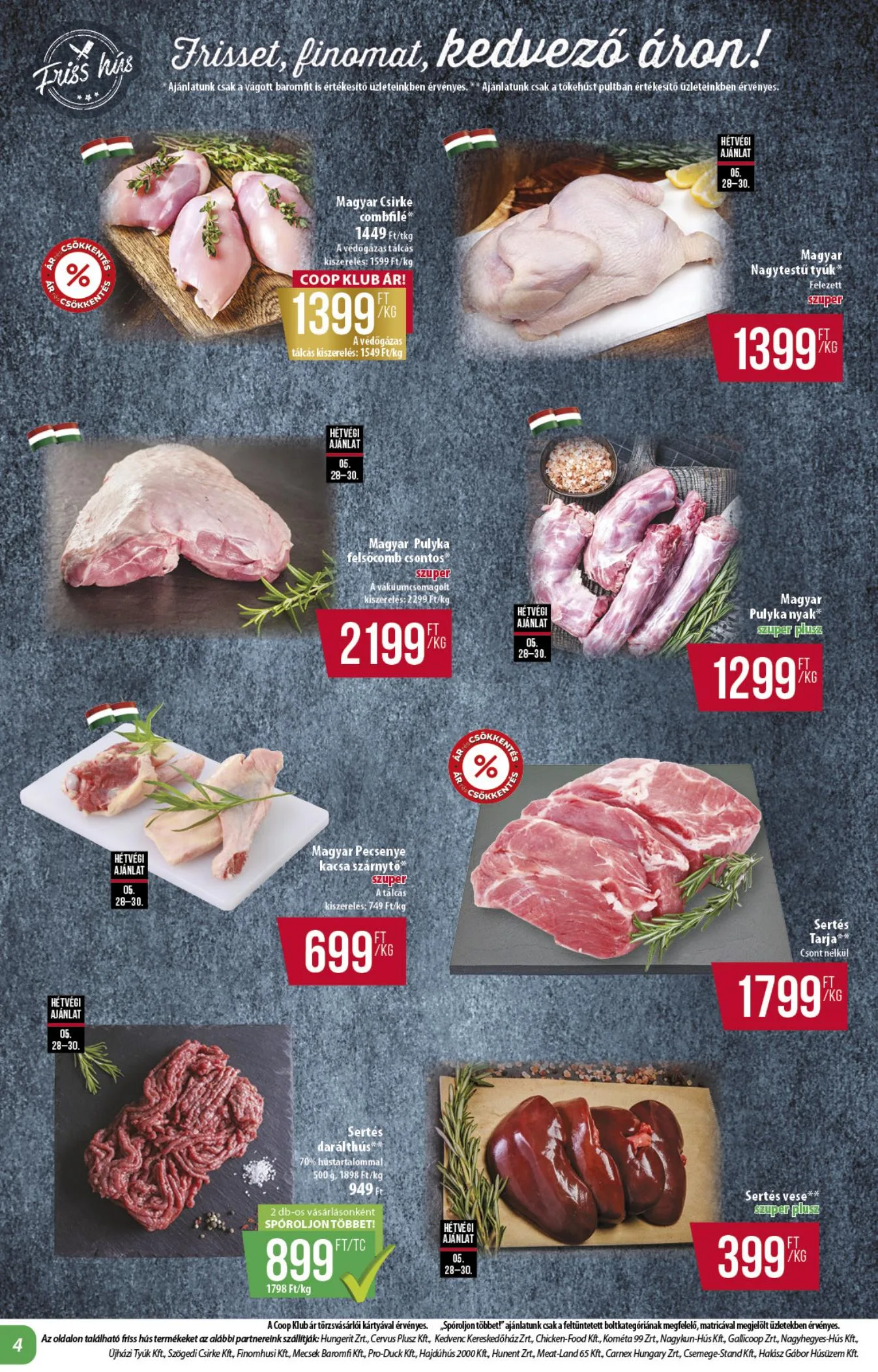 Coop akciós újság Alföld 05.28–06.03 – 4. oldal