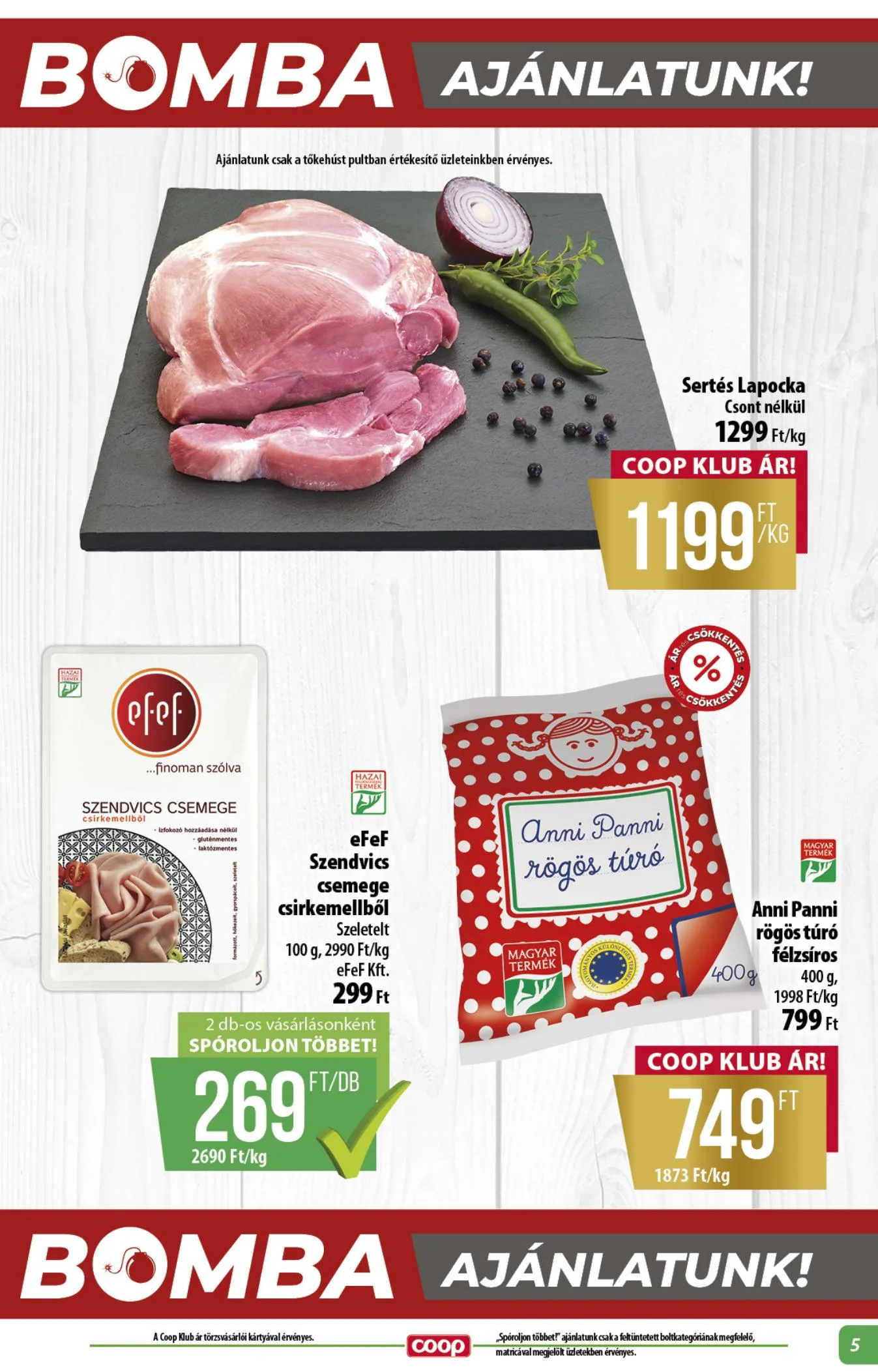 Coop akciós újság Alföld 05.28–06.03 – 5. oldal