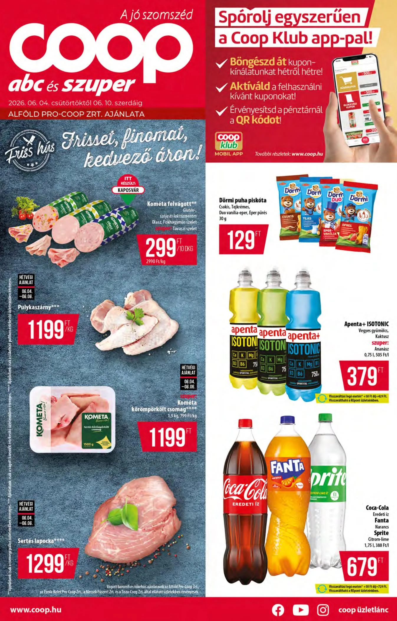 Coop akciós újság Alföld 06.04–06.10