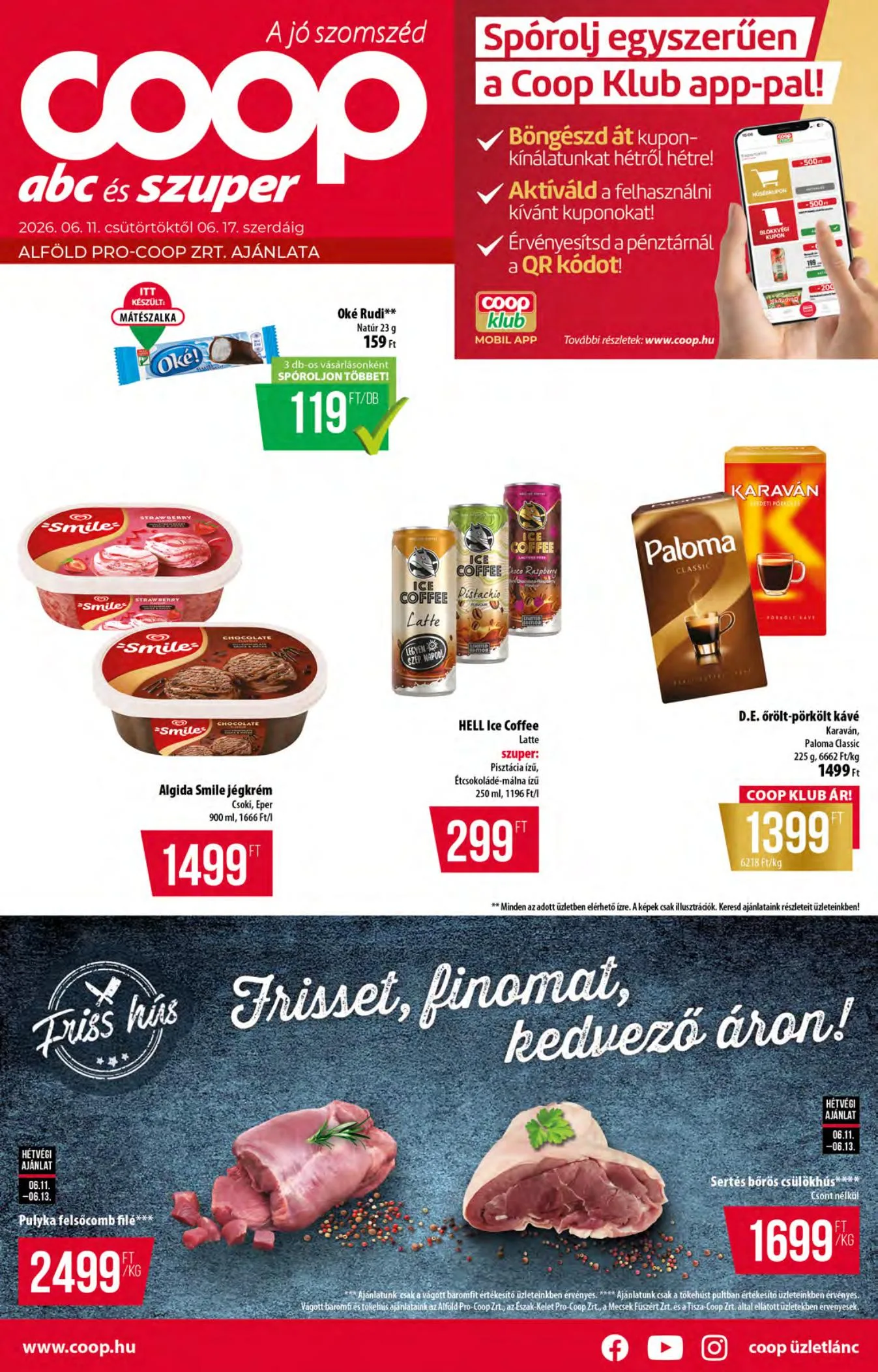 Coop akciós újság Alföld 06.11–06.17