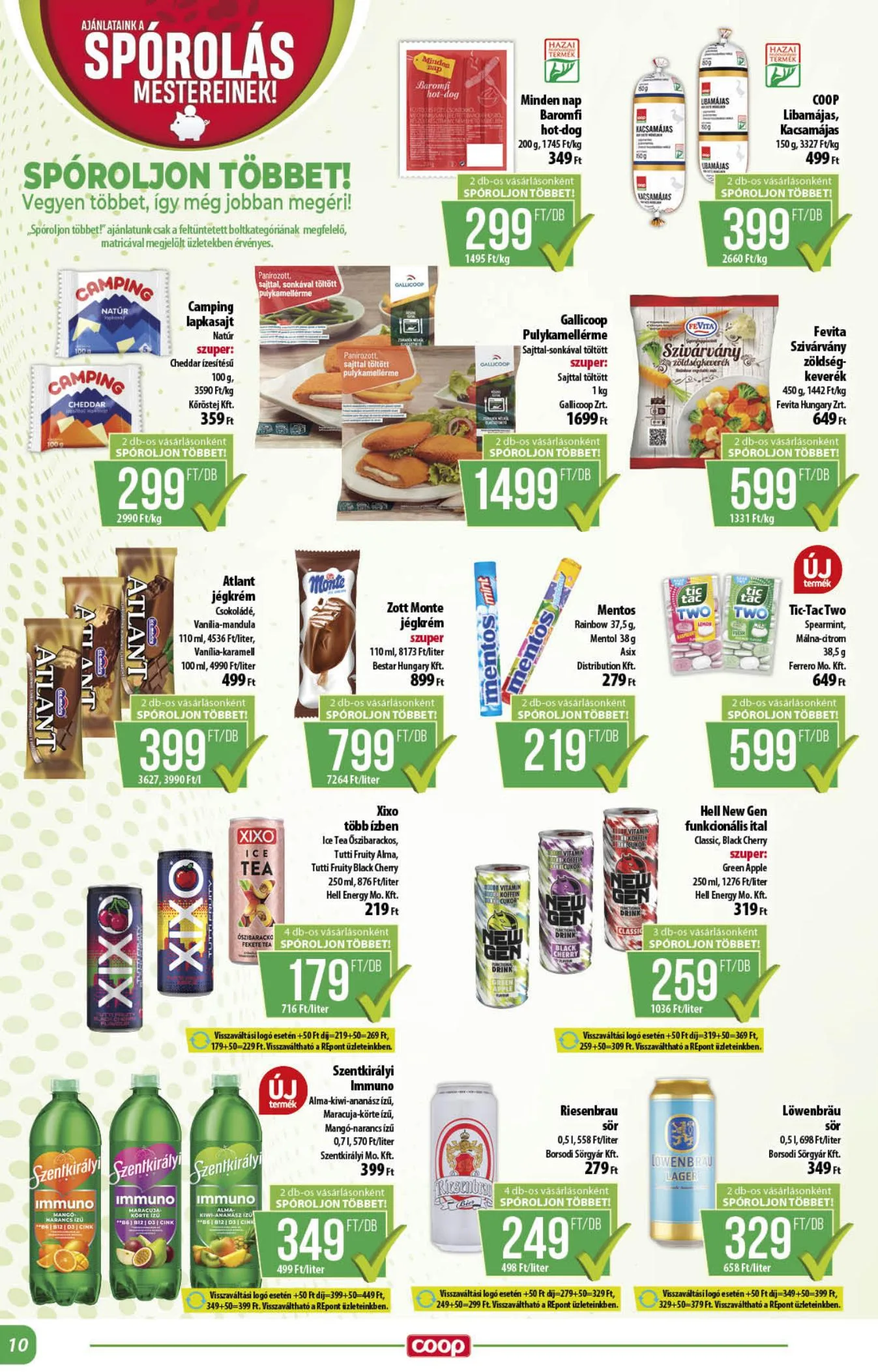 Coop akciós újság Alföld 06.18–06.24 – 10. oldal