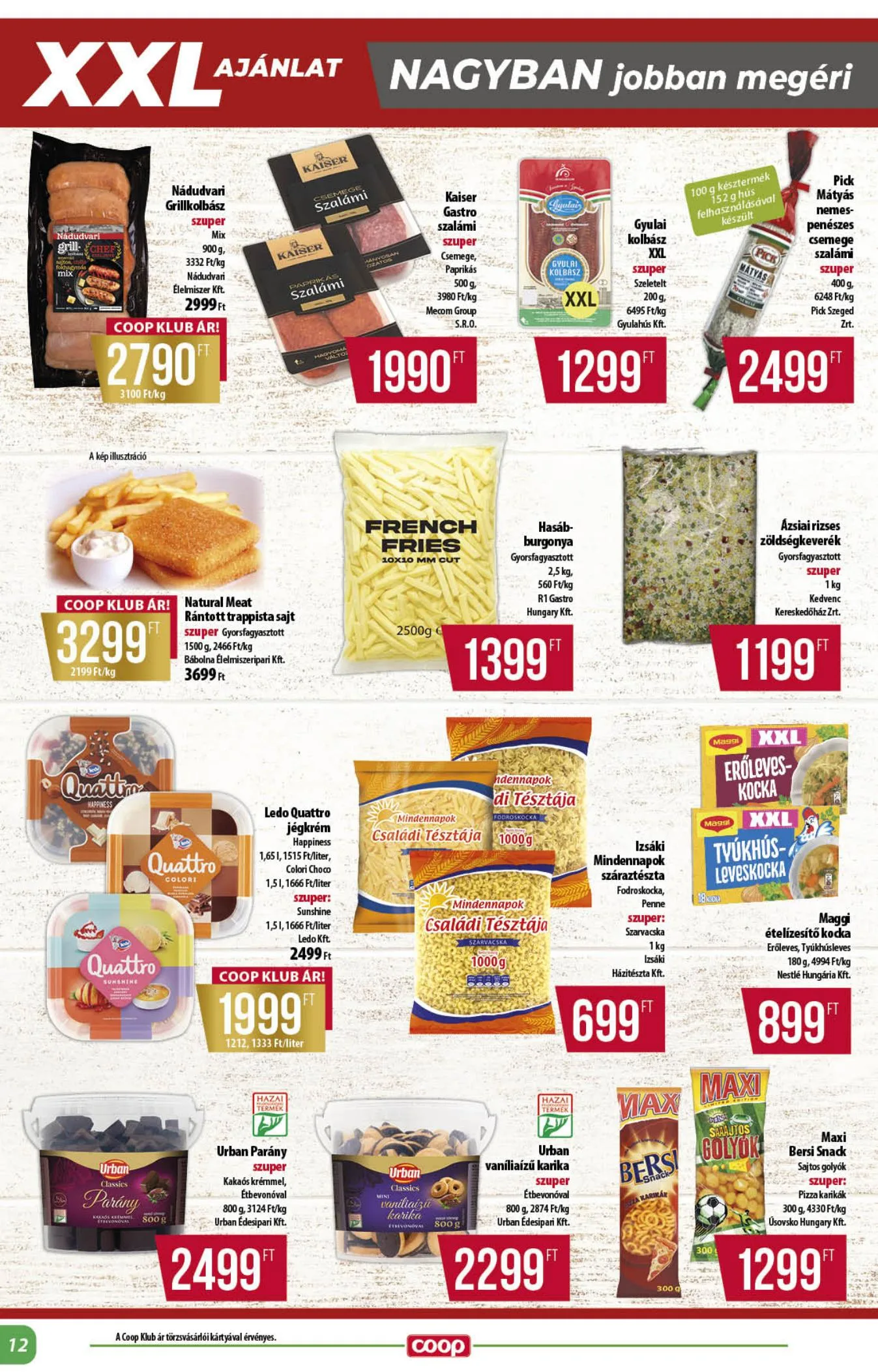 Coop akciós újság Alföld 06.18–06.24 – 12. oldal