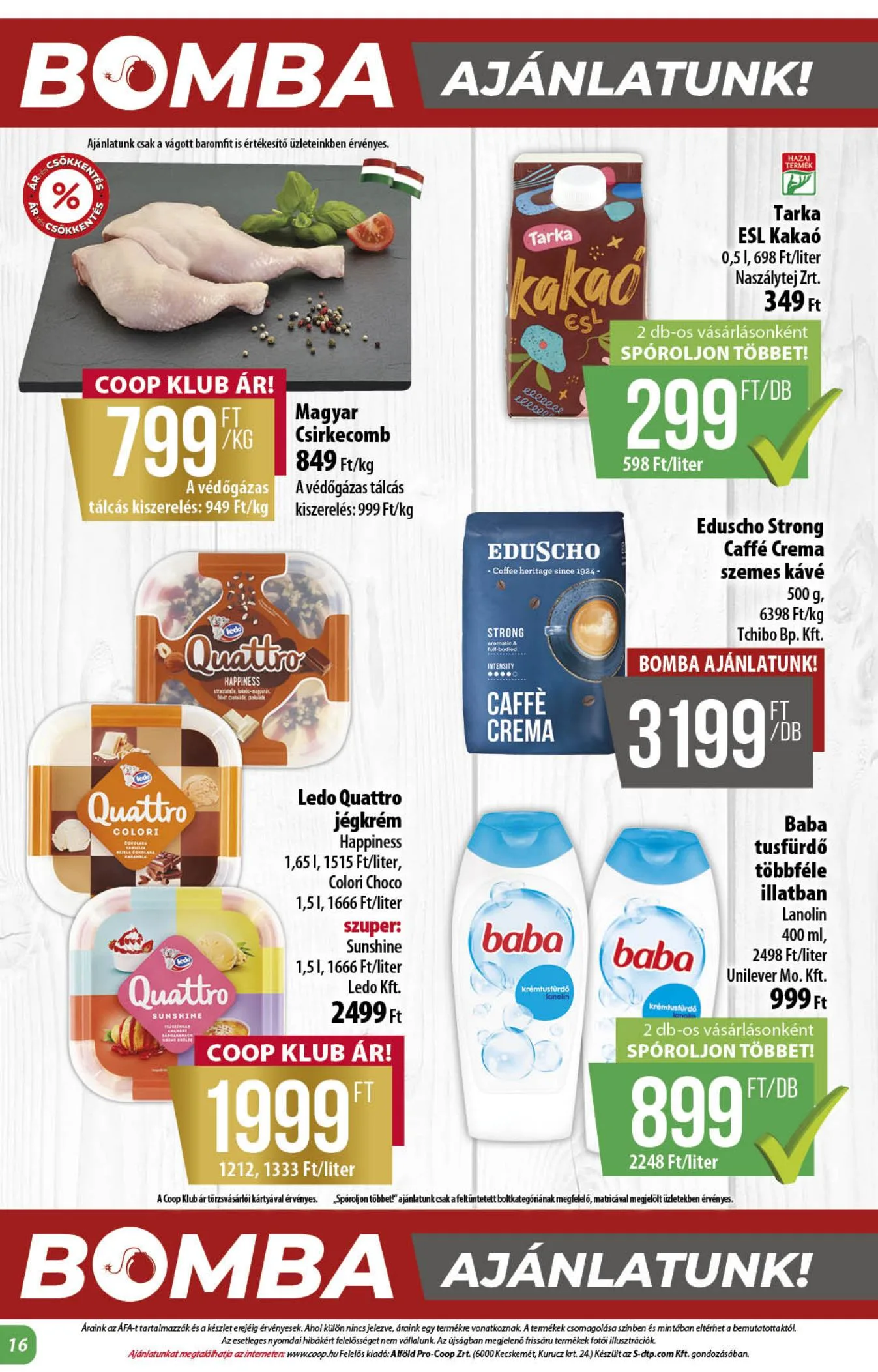 Coop akciós újság Alföld 06.18–06.24 – 16. oldal