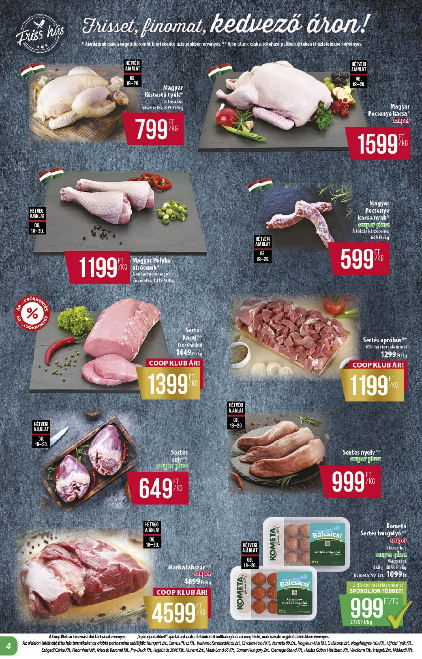 Coop akciós újság Alföld 06.18–06.24 – 4. oldal
