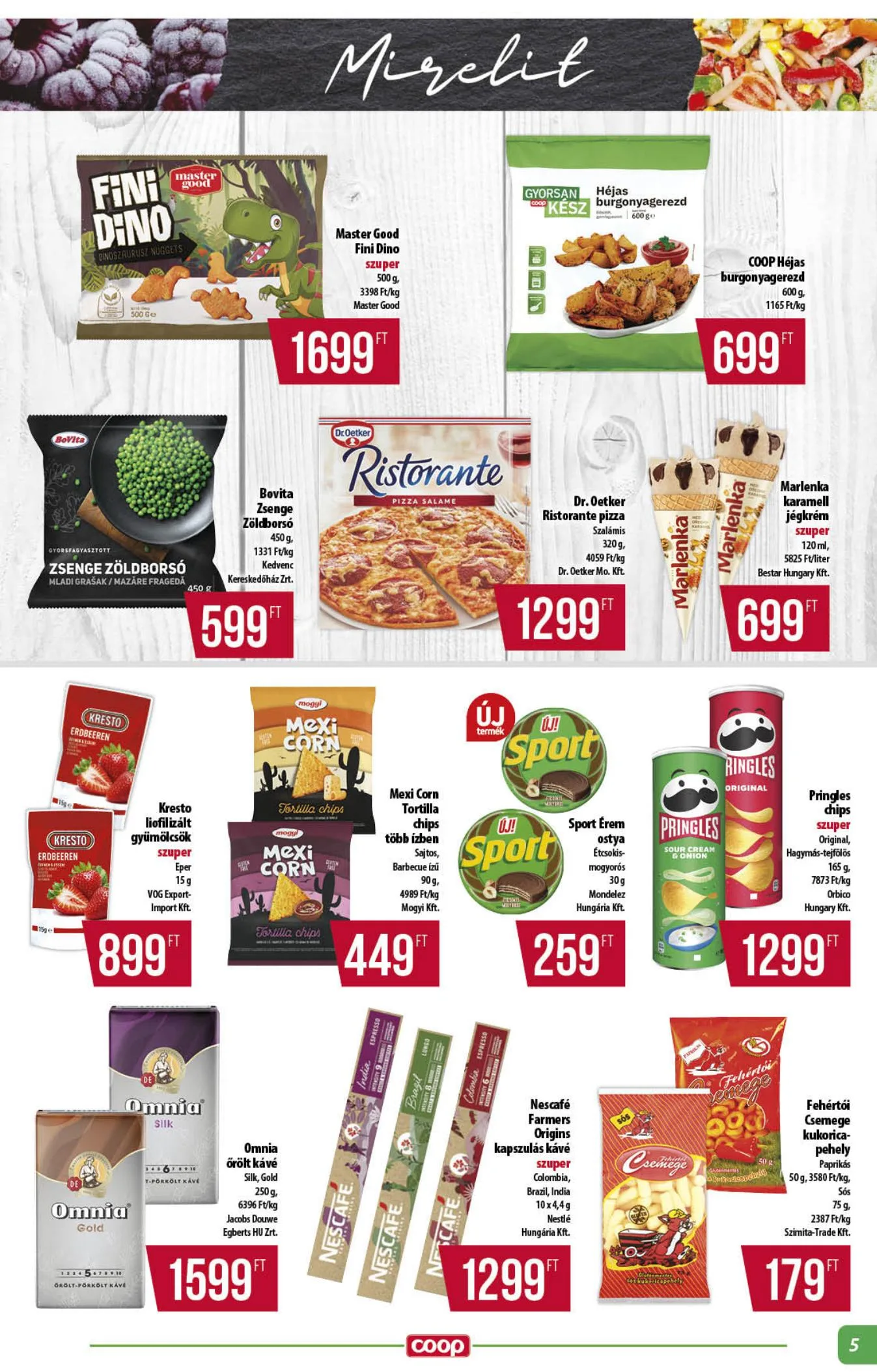 Coop akciós újság Alföld 06.18–06.24 – 5. oldal