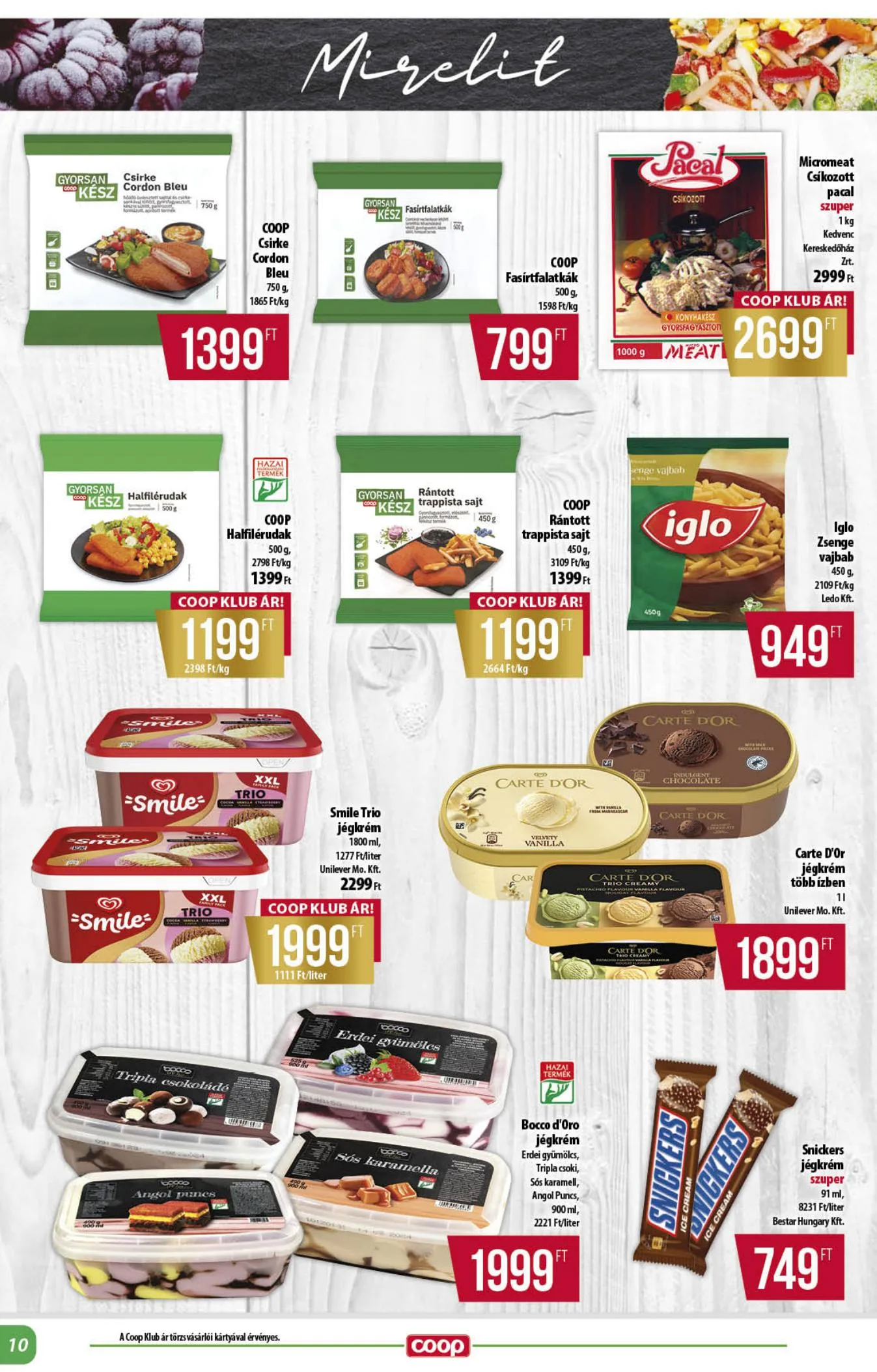 Coop akciós újság Alföld 06.25–07.01 – 10. oldal