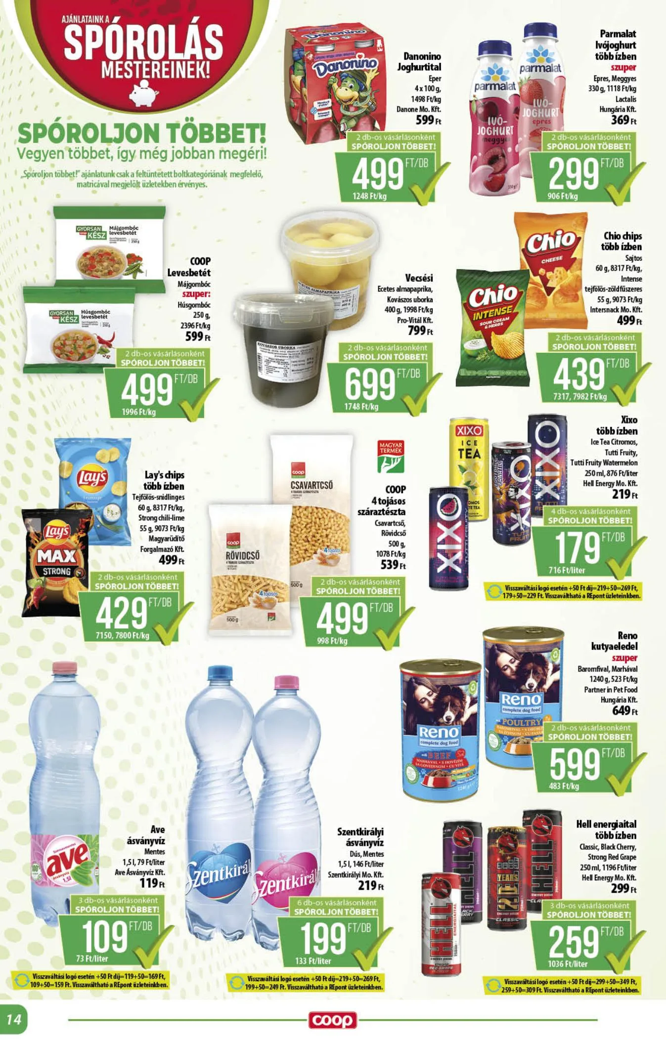 Coop akciós újság Alföld 06.25–07.01 – 14. oldal