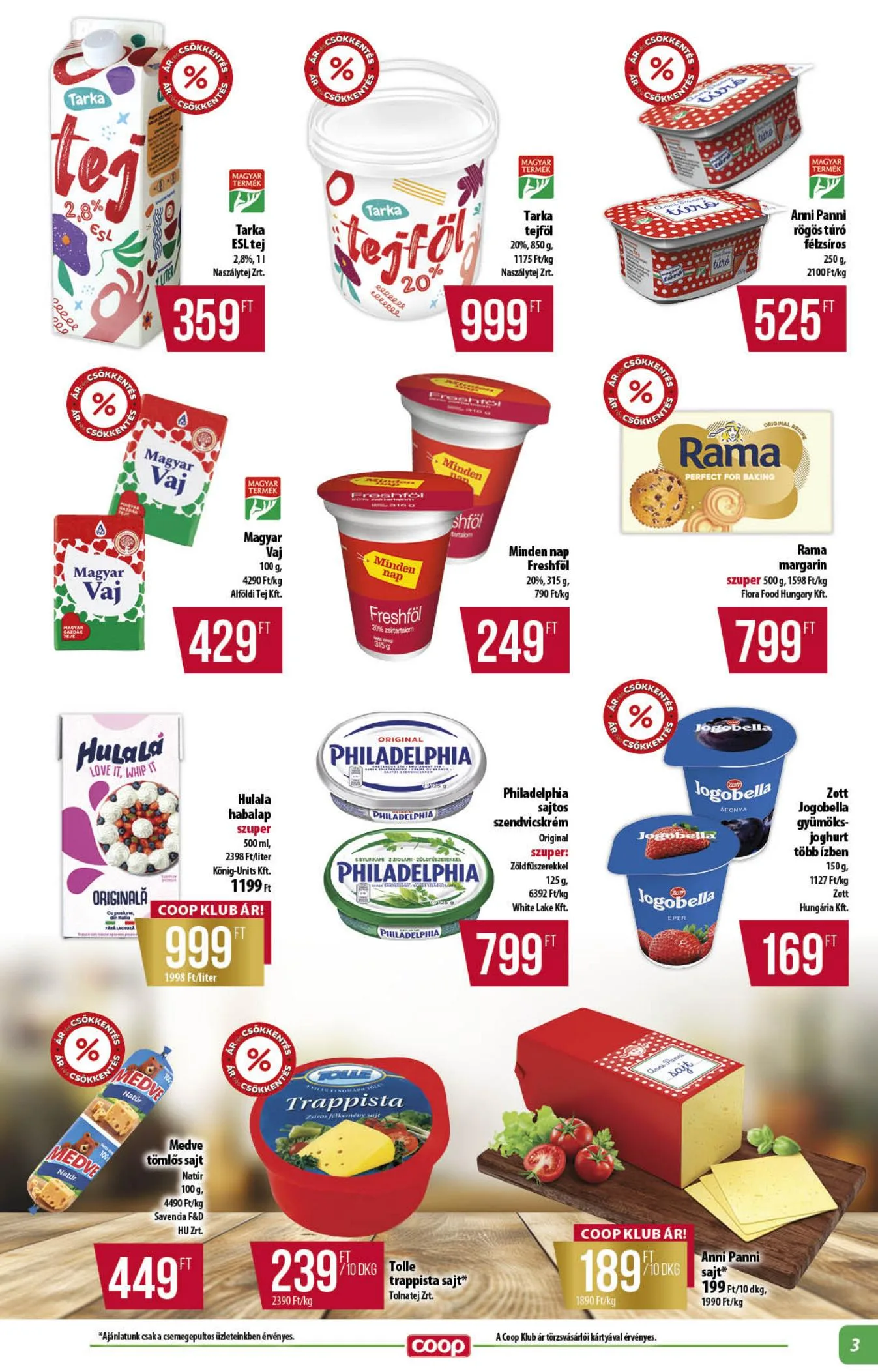 Coop akciós újság Alföld 06.25–07.01 – 3. oldal