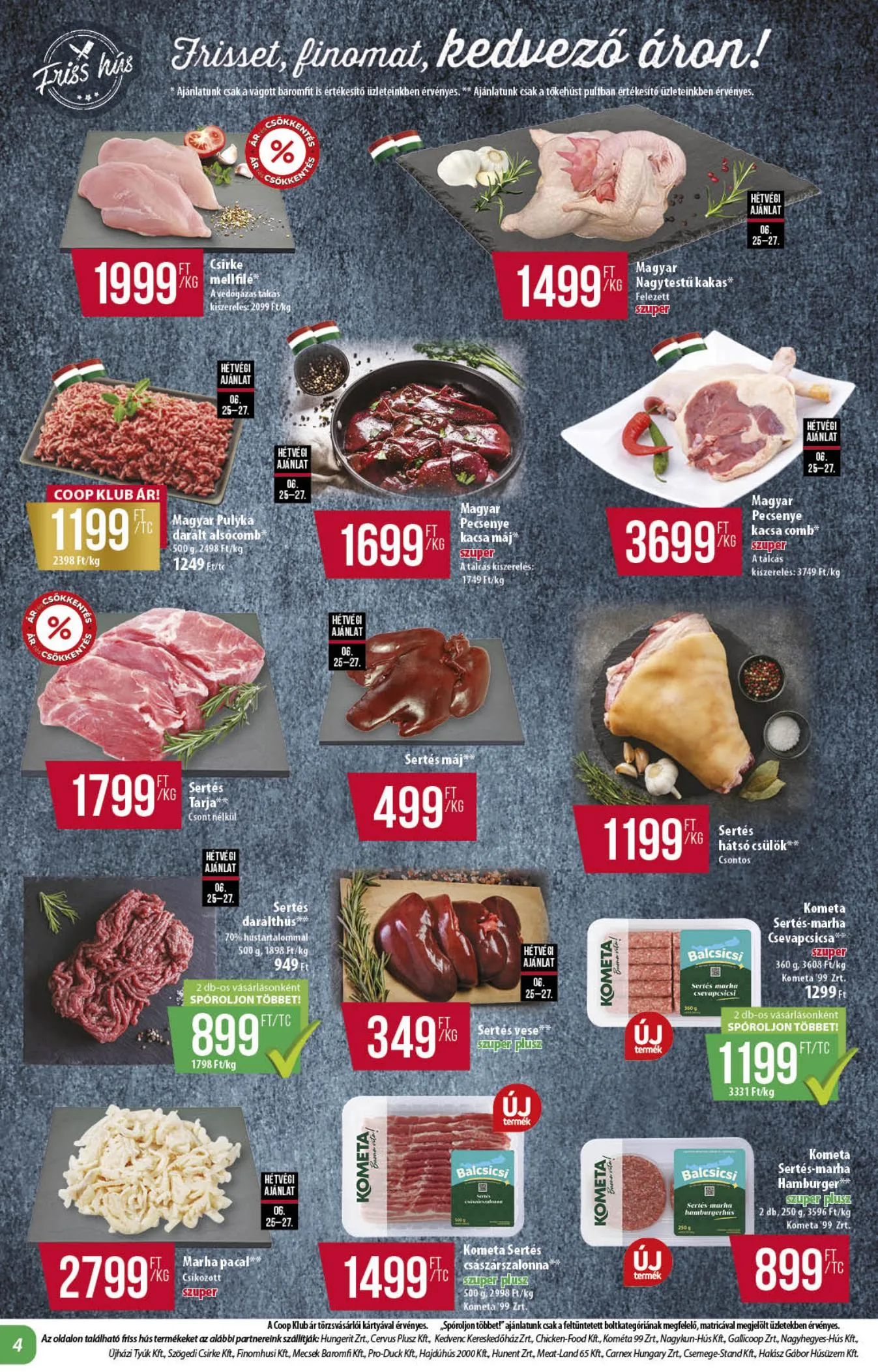 Coop akciós újság Alföld 06.25–07.01 – 4. oldal