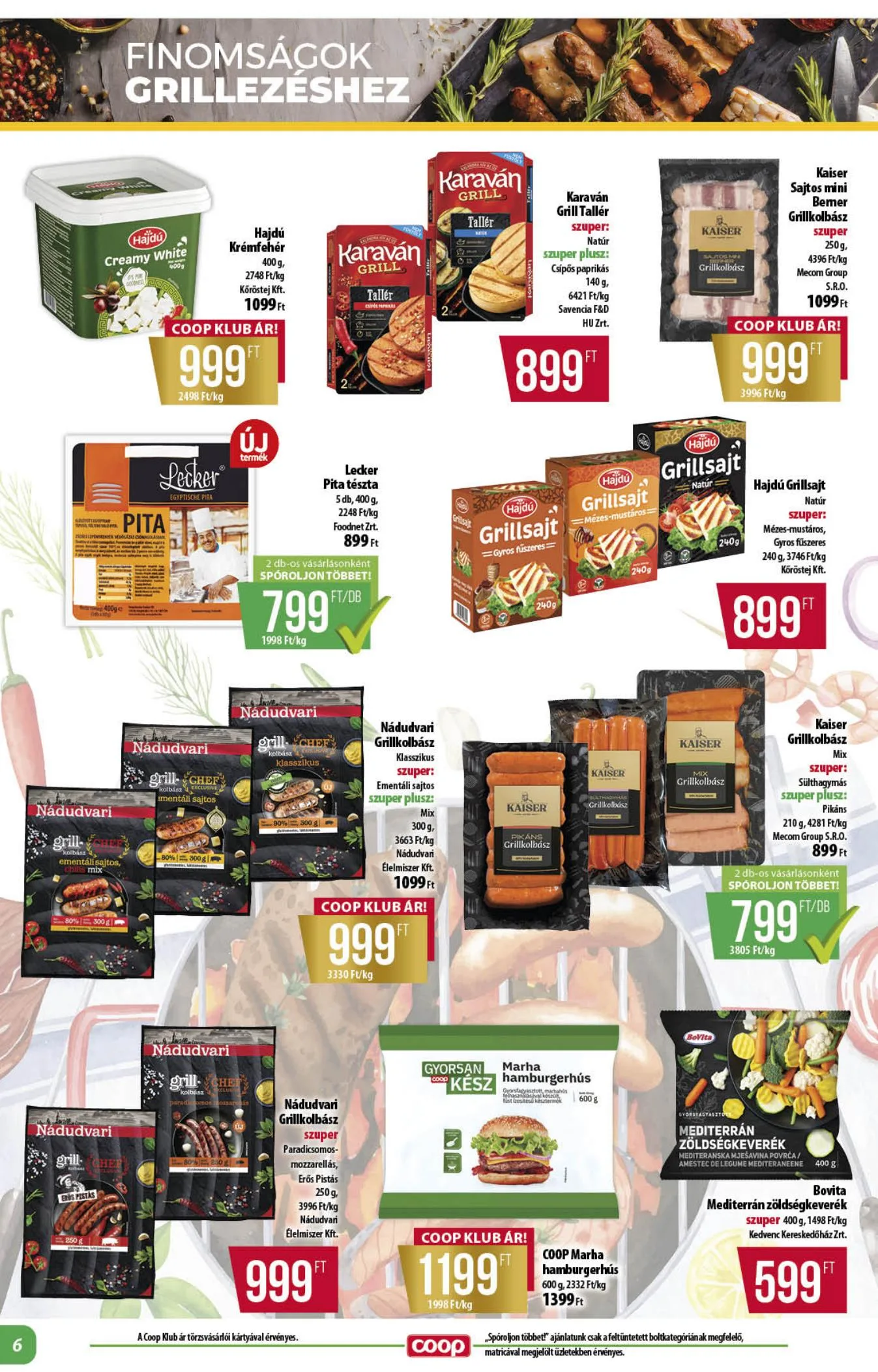 Coop akciós újság Alföld 06.25–07.01 – 6. oldal