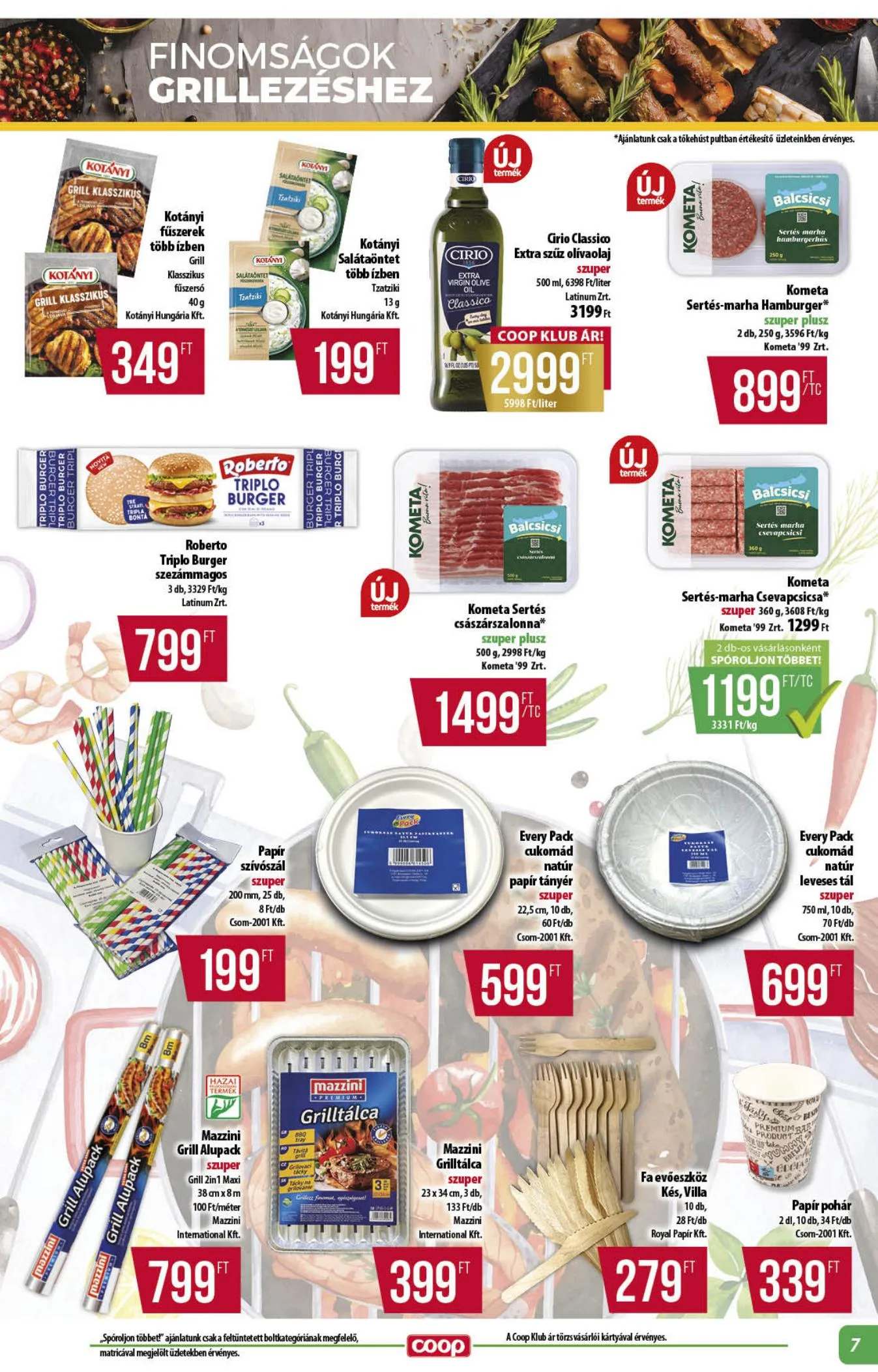 Coop akciós újság Alföld 06.25–07.01 – 7. oldal