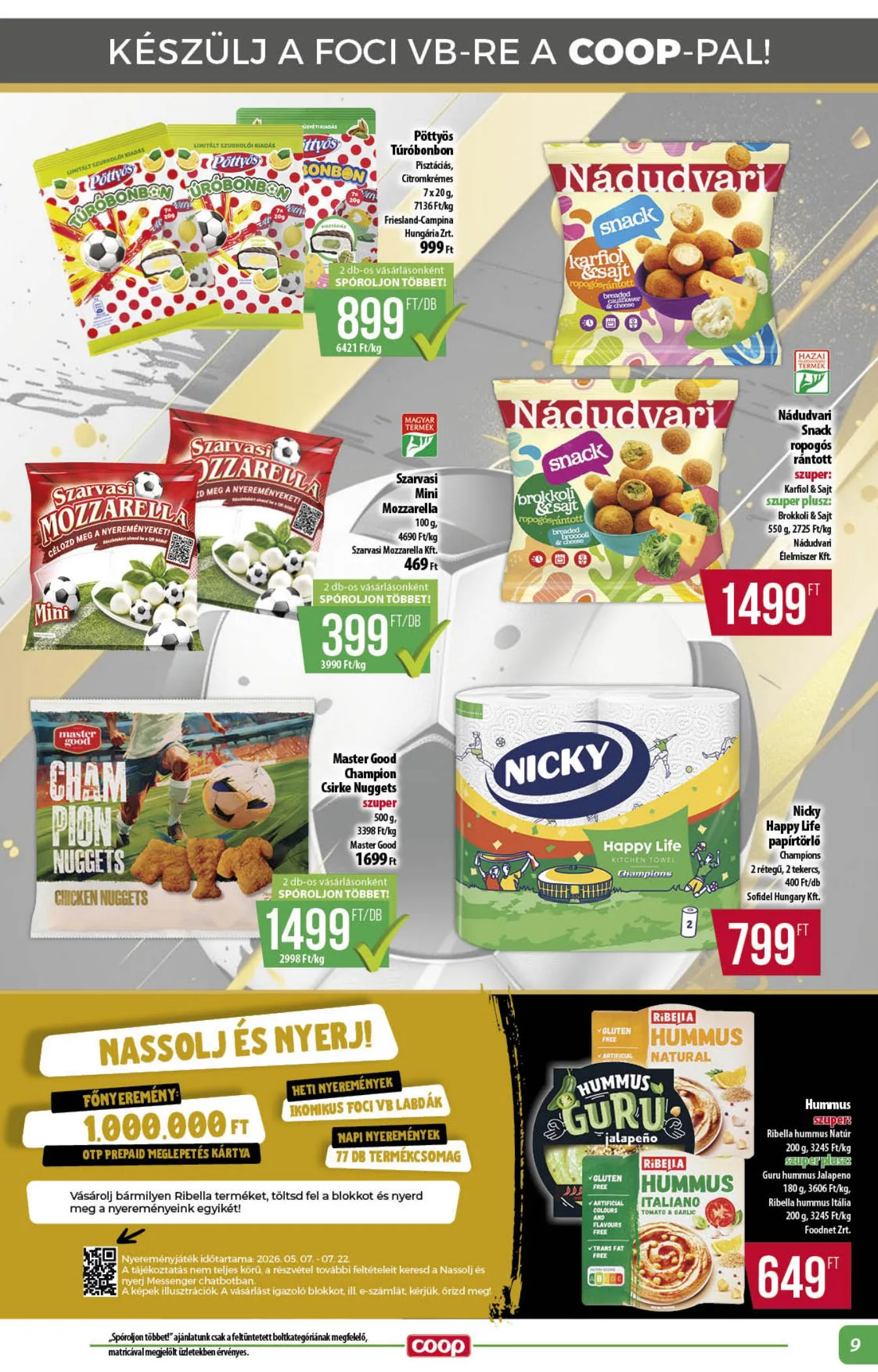 Coop akciós újság Alföld 06.25–07.01 – 9. oldal